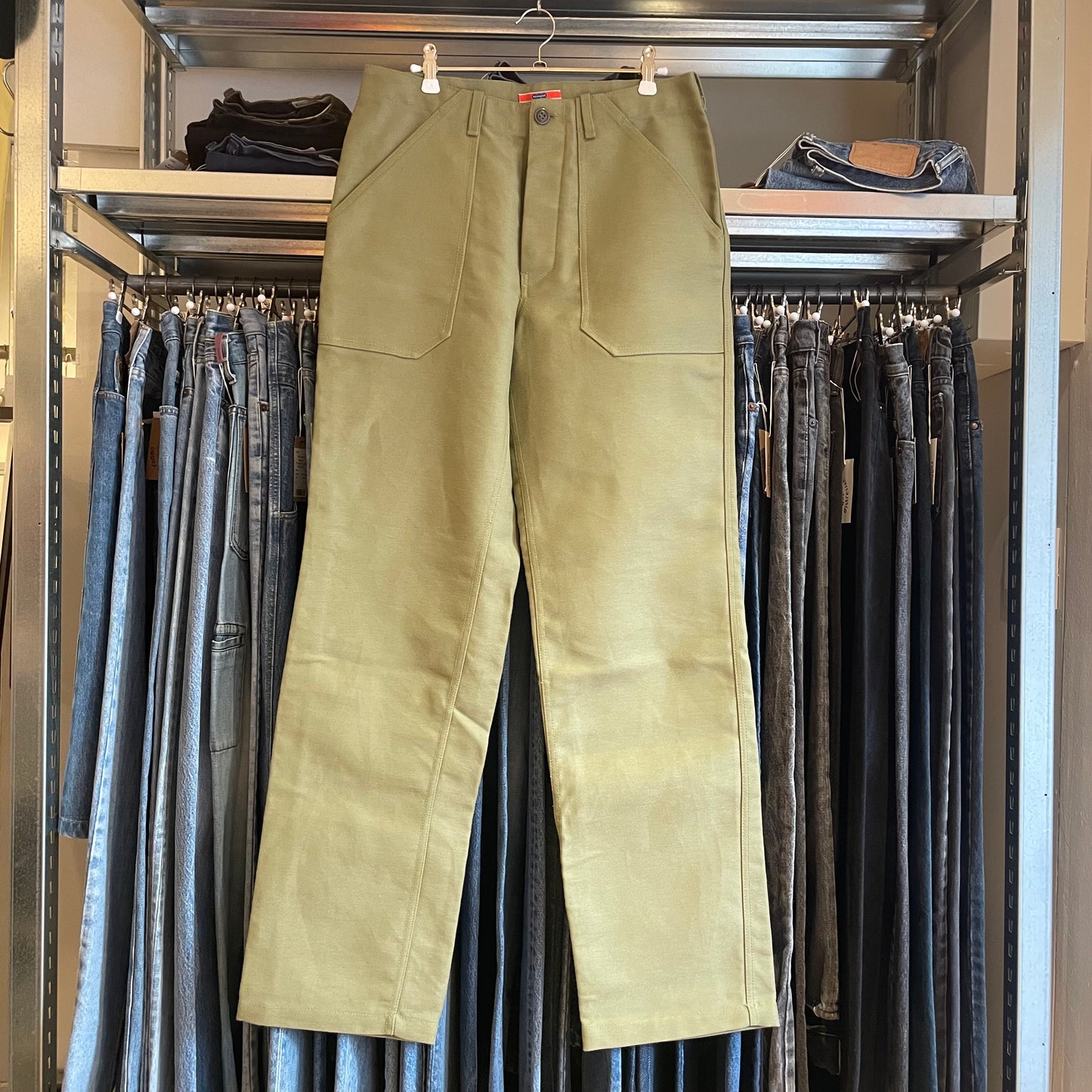 Olive Work Pants