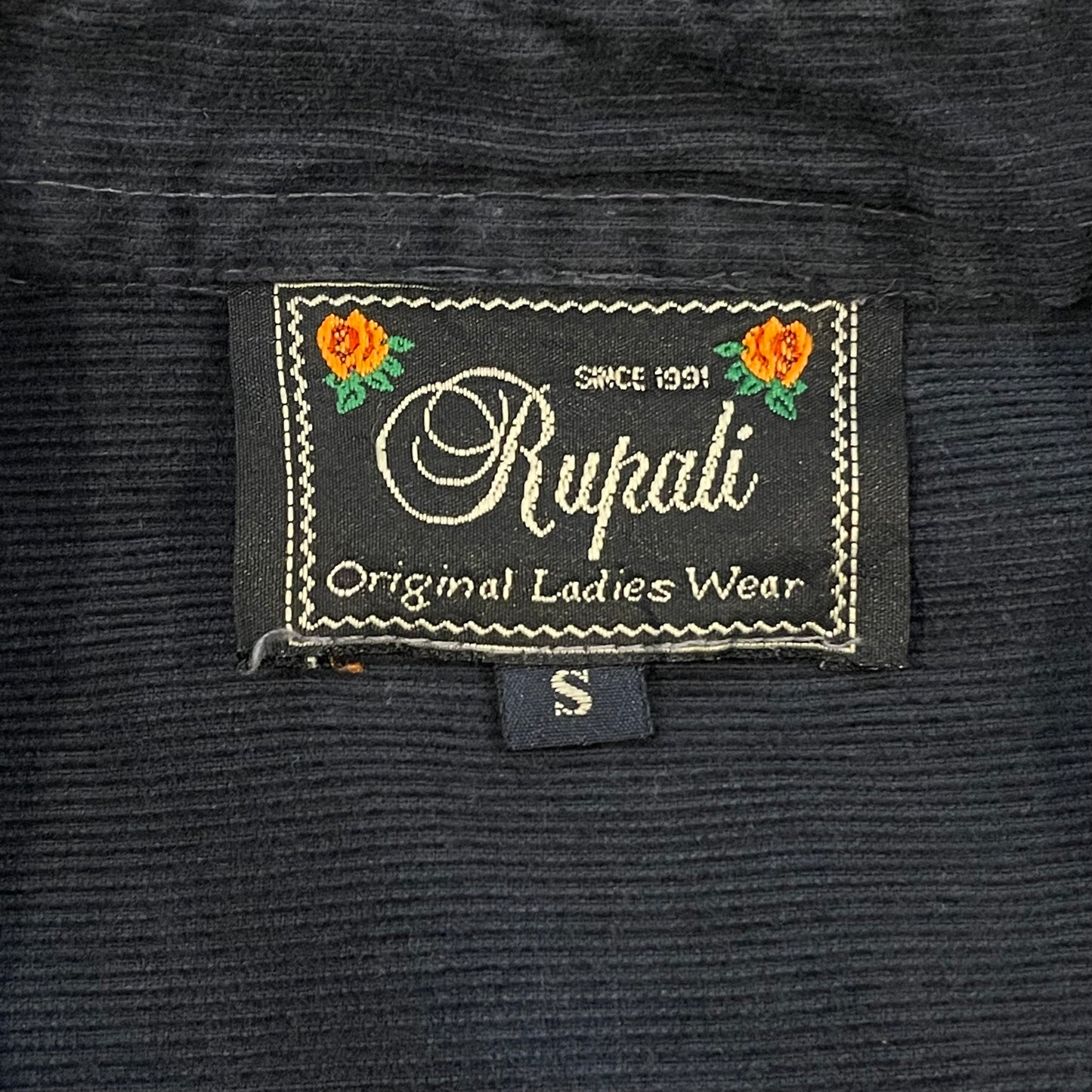 Courduroy Zip Pocket Shirt Navy