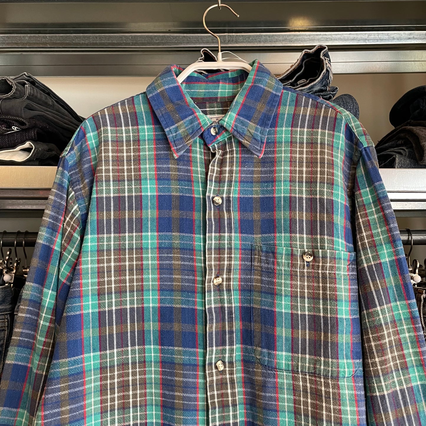 Plaid Shirt Multi Cotton
