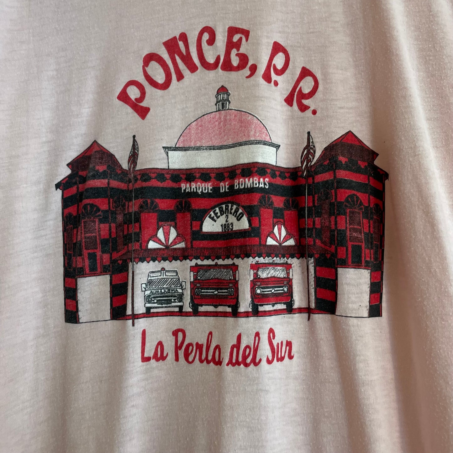 Ponce P.R. La Perla Del Sur T-Shirt Pink