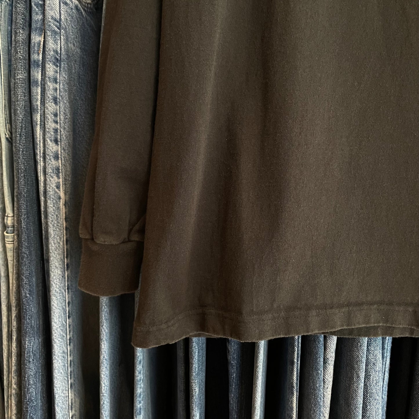 2nd Airlift Squadron L/S T-Shirt Black Cotton
