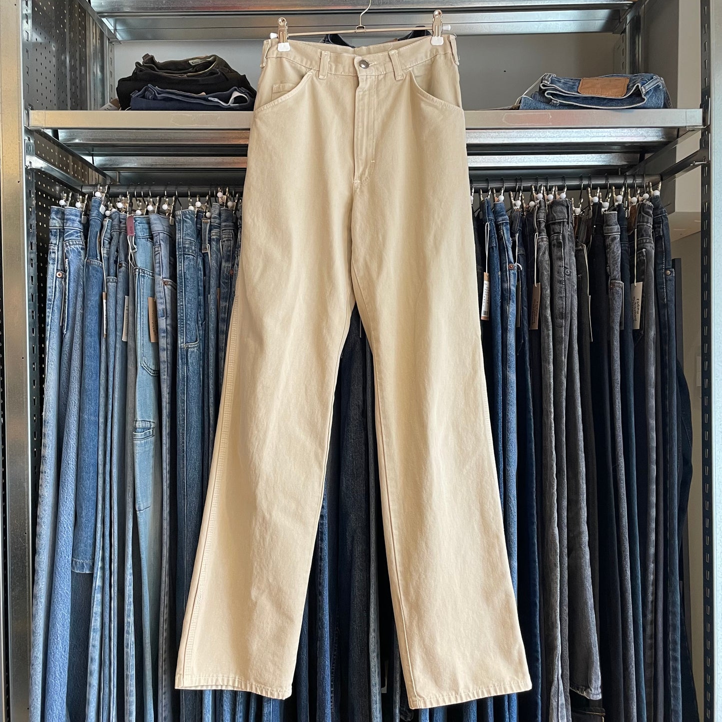 Painter Pants Beige Talon Zip
