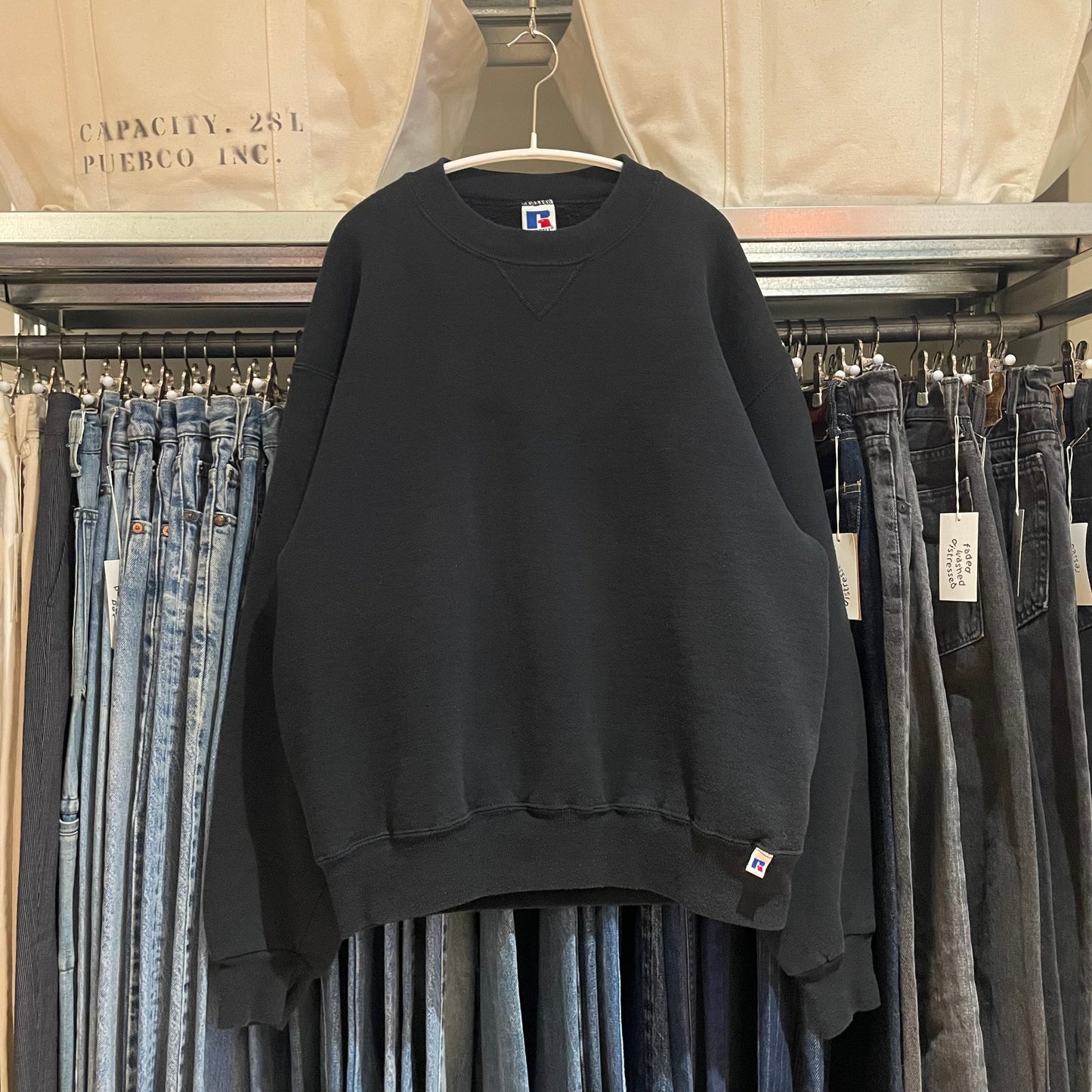 50/50 Tubular Blank Sweatshirt Black