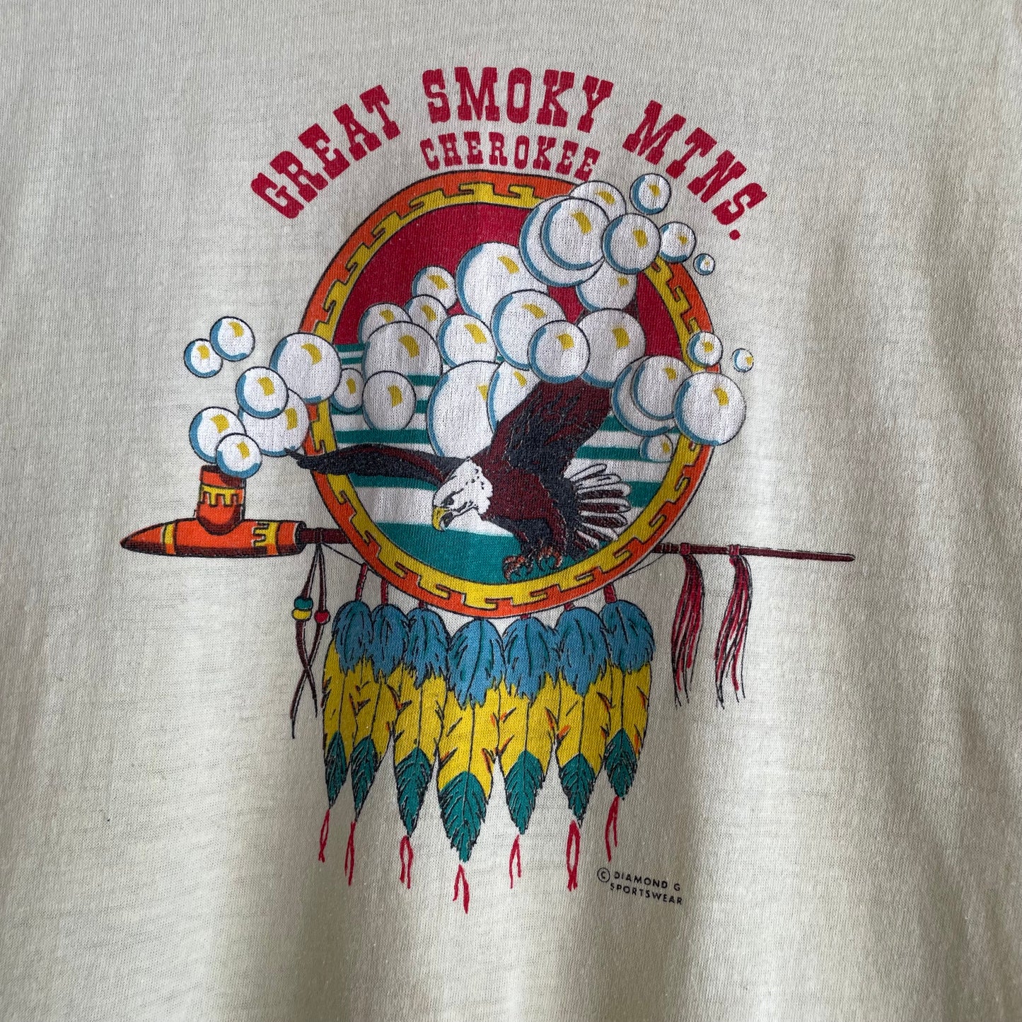Great Smoky Mtns T-shirt Yellow