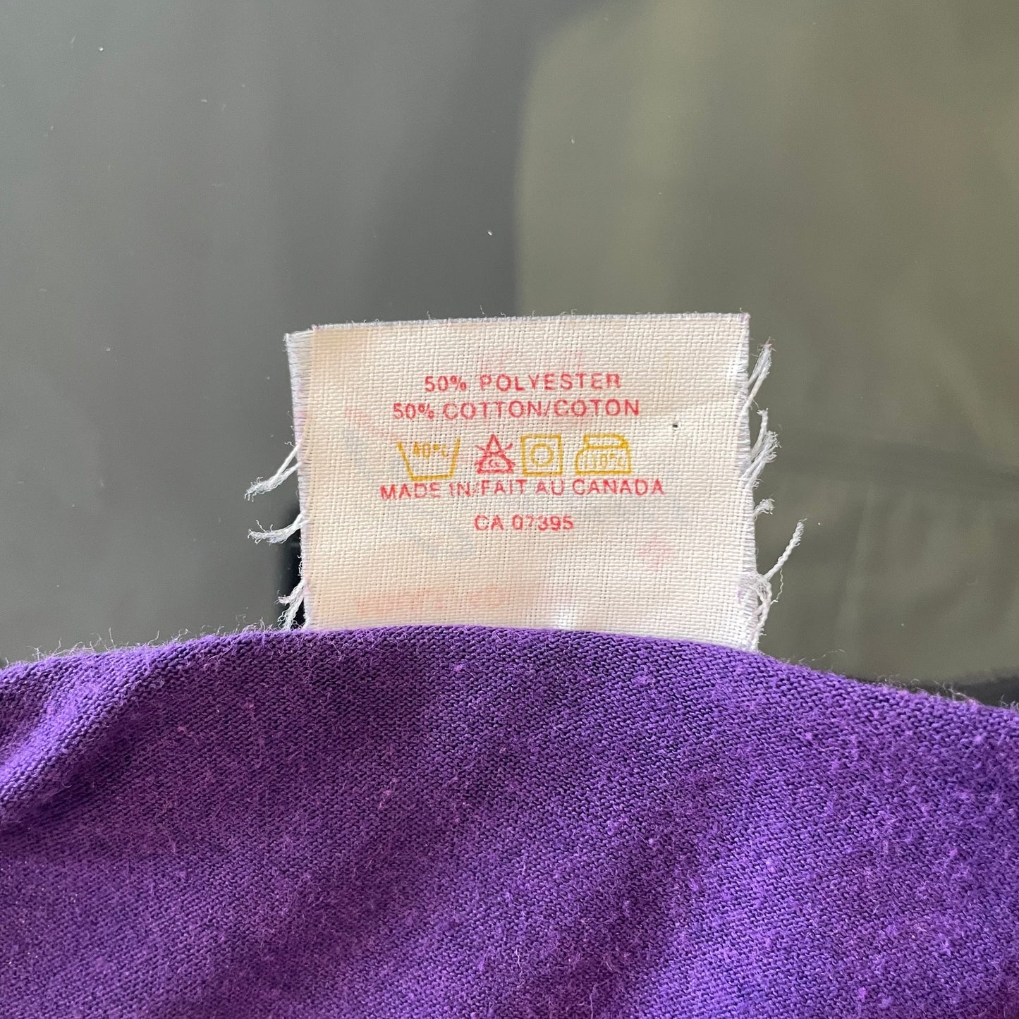Purple '91 Du Pont Ajax Soccer T-Shirt