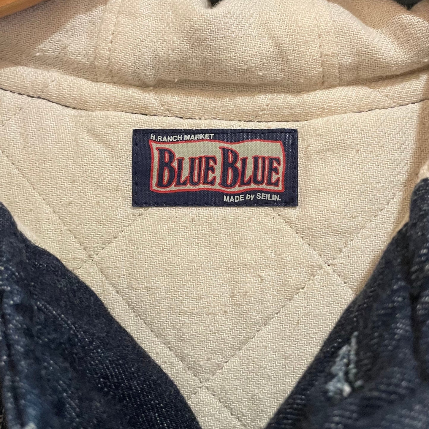 Indigo Denim Duffle Coat