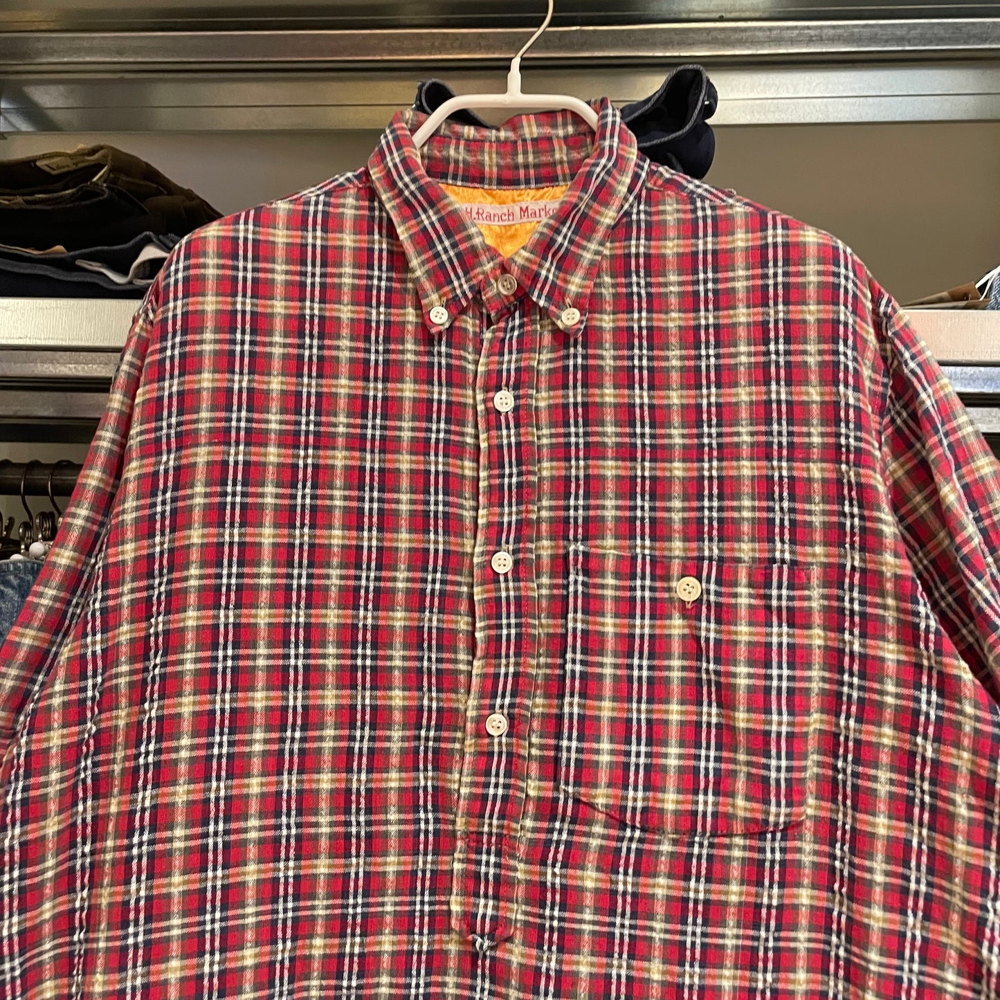 Red Check Short Sleeve Shirt