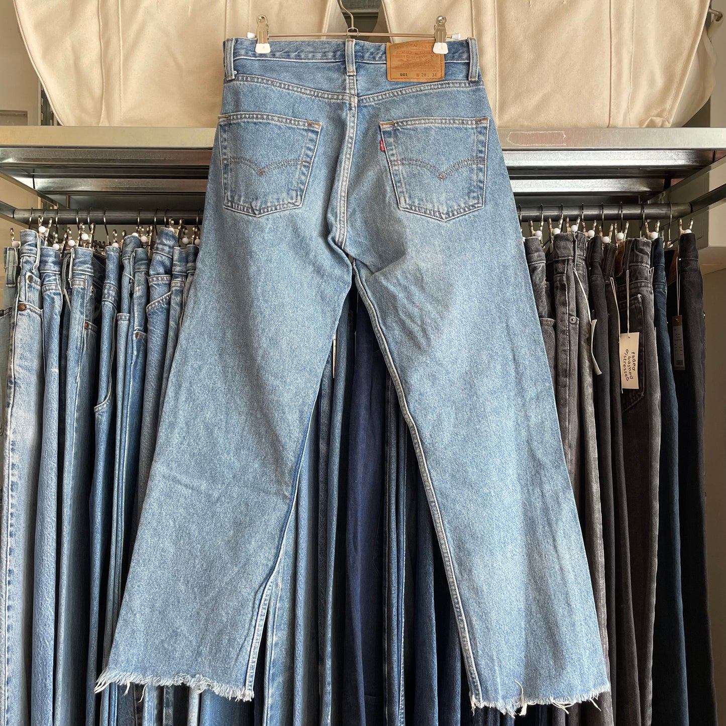 501 Jeans Regular Straight Light Wash Blue
