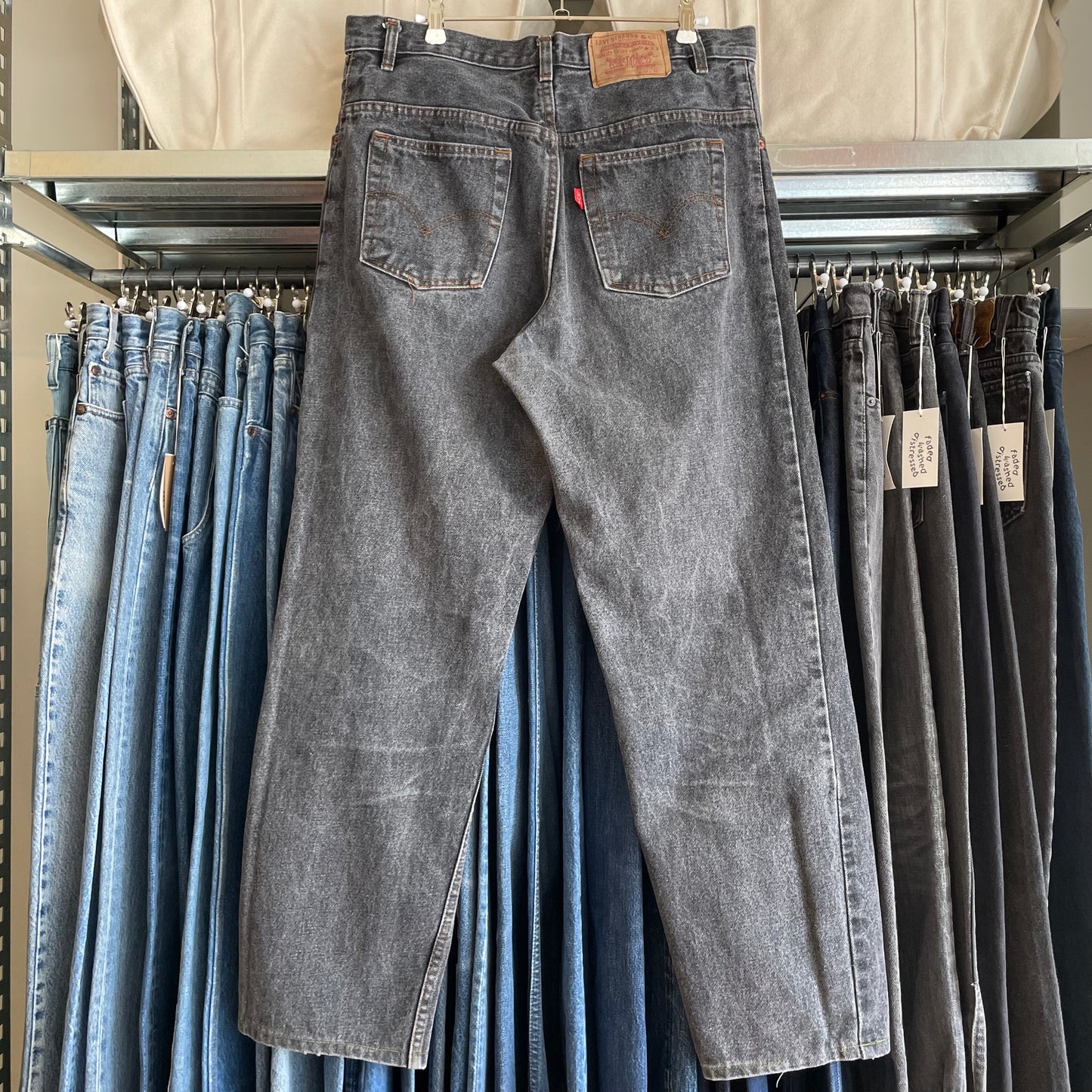 501 Jeans Regular Straight Light Washed Black