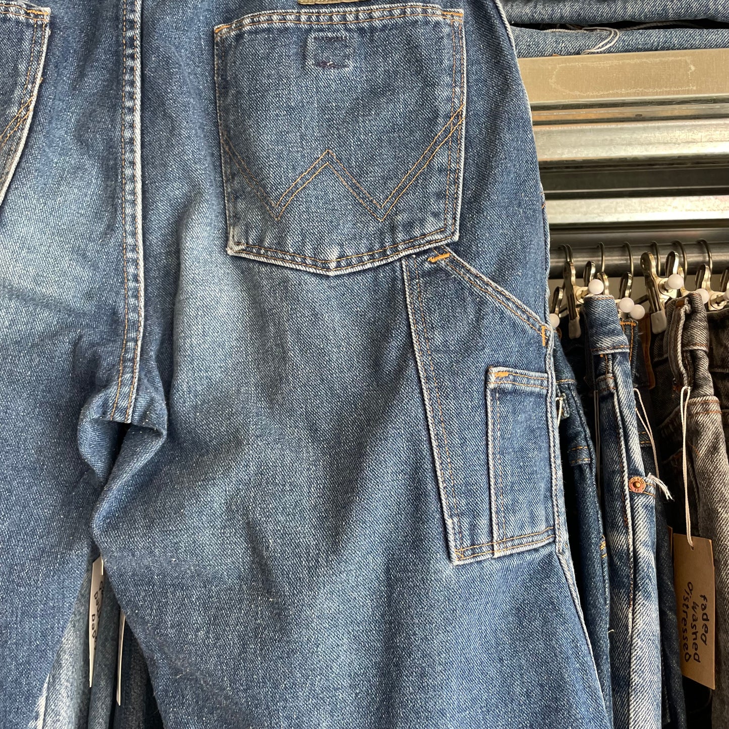 Denim Work Shorts Cutoff