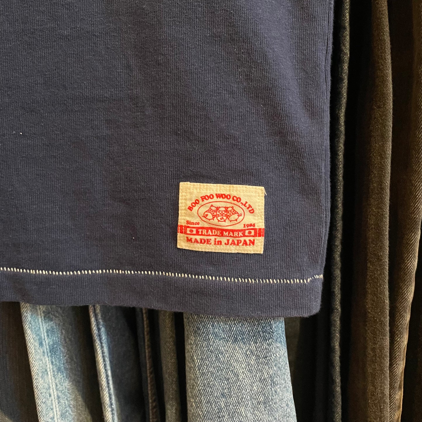 Snoopy Surf Graphic Tee Navy Single Stitch