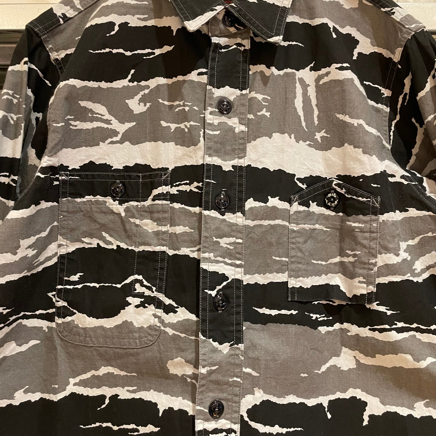 Camouflage Shirt Gray Black