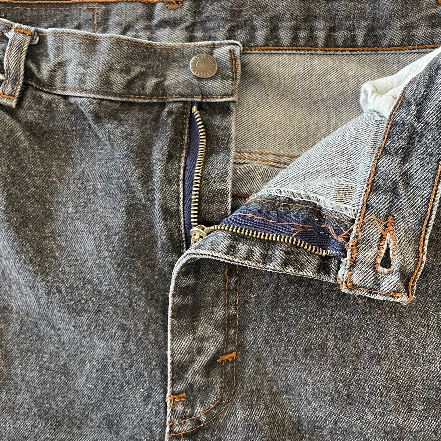 501 Jeans Regular Straight Light Washed Black