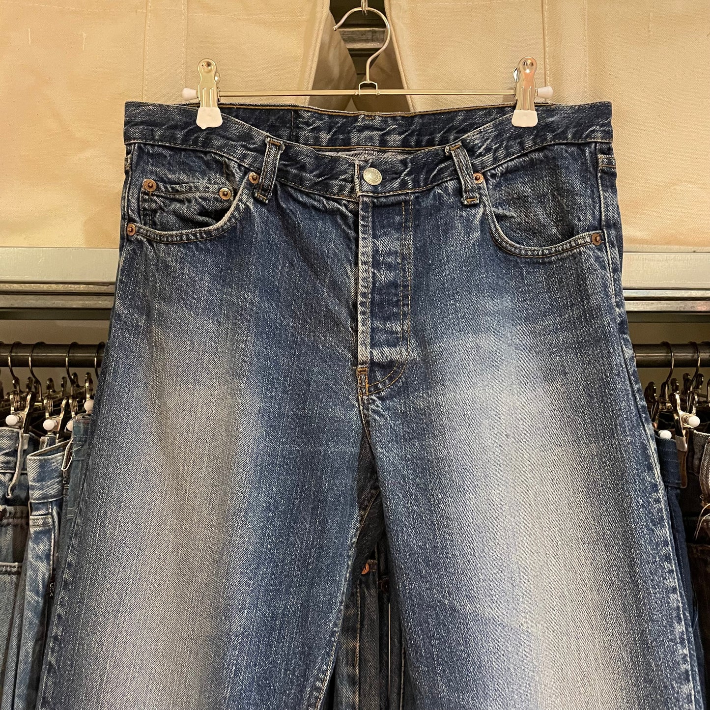 501 Jeans Regular Straight Dark Wash Indigo
