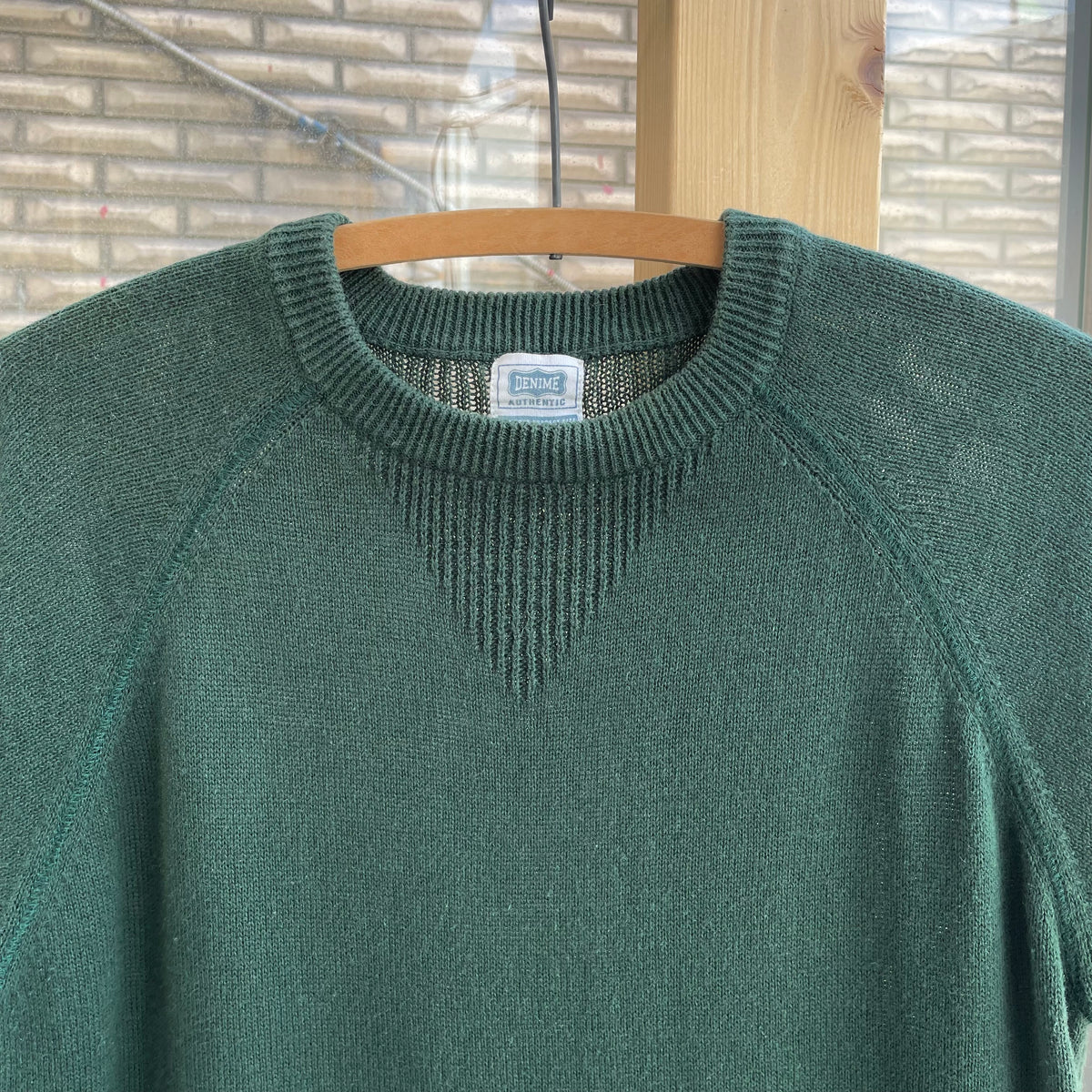 Short Sleeve Knit Green