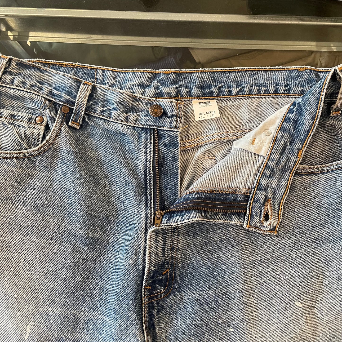 540 Jeans Brown Tab Relaxed Tapered fit