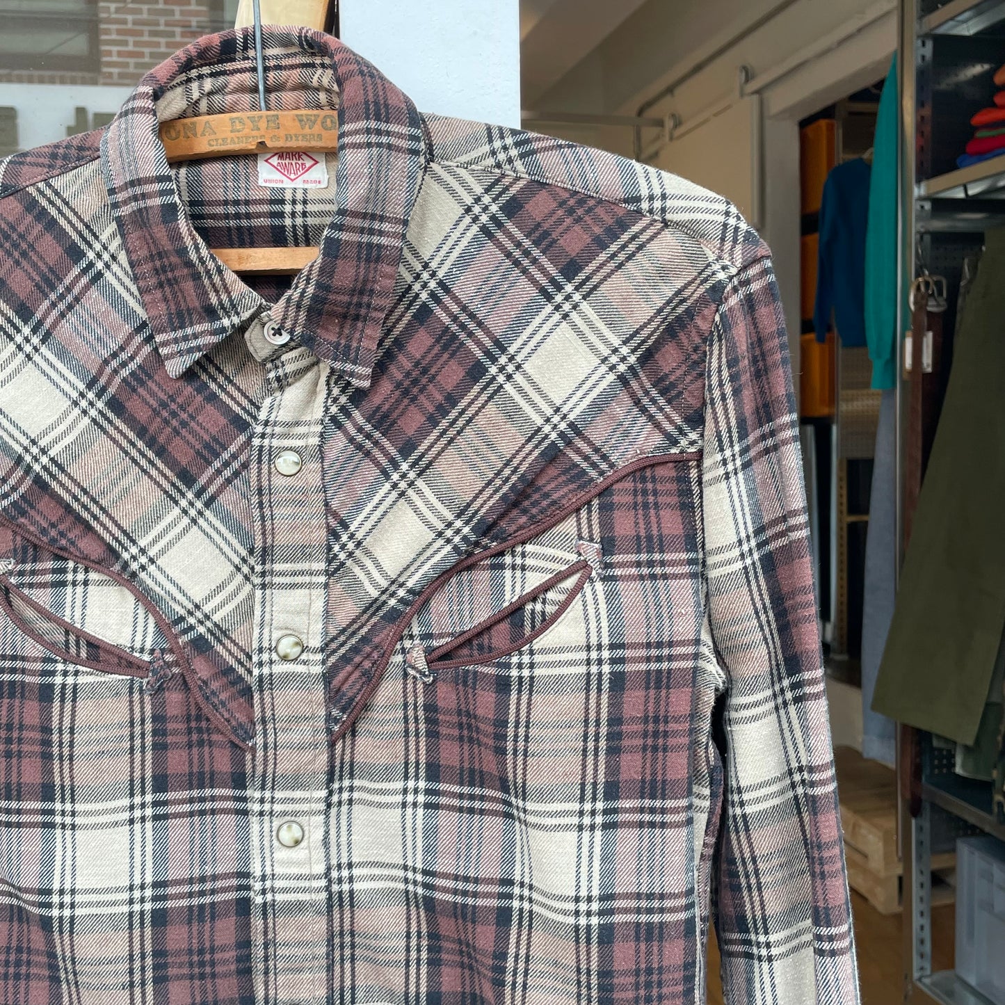 Check Flannel Shirt Brown