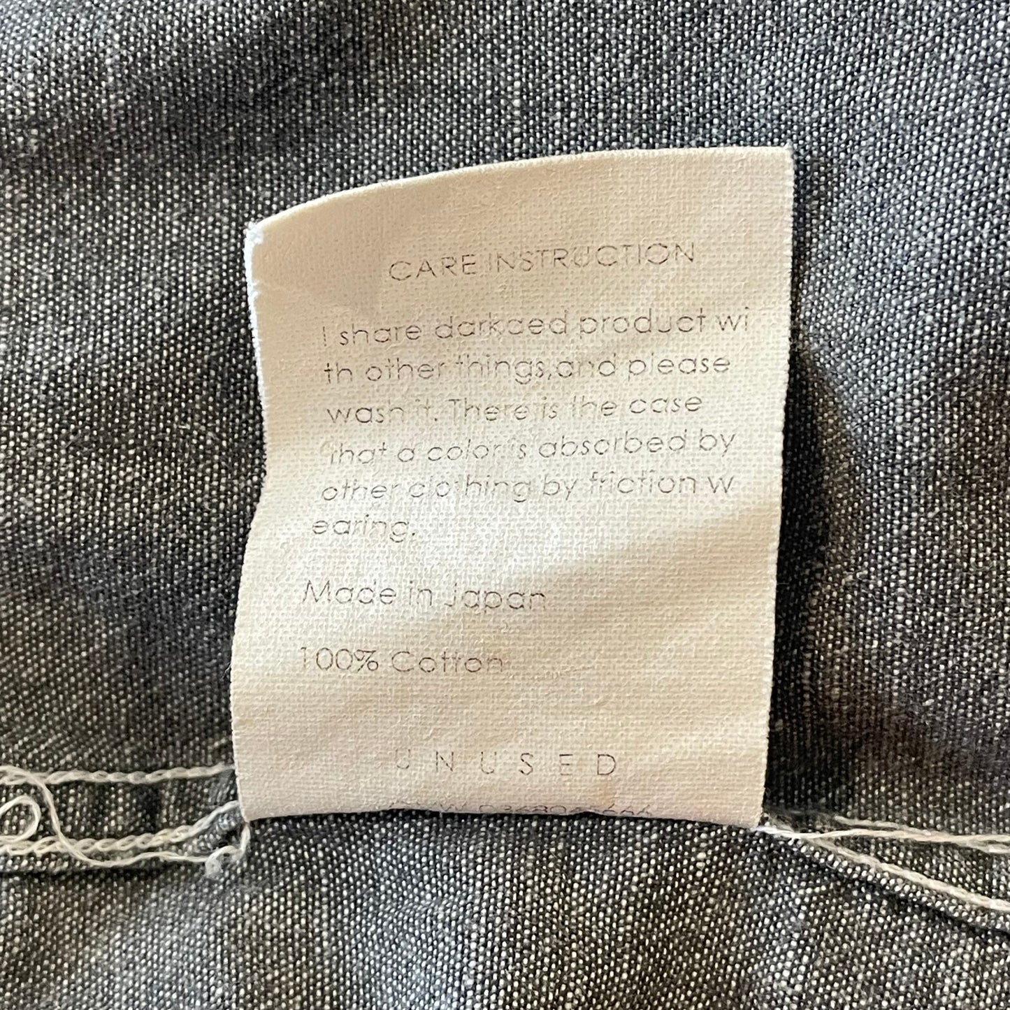 Chambray Work Shirt Gray