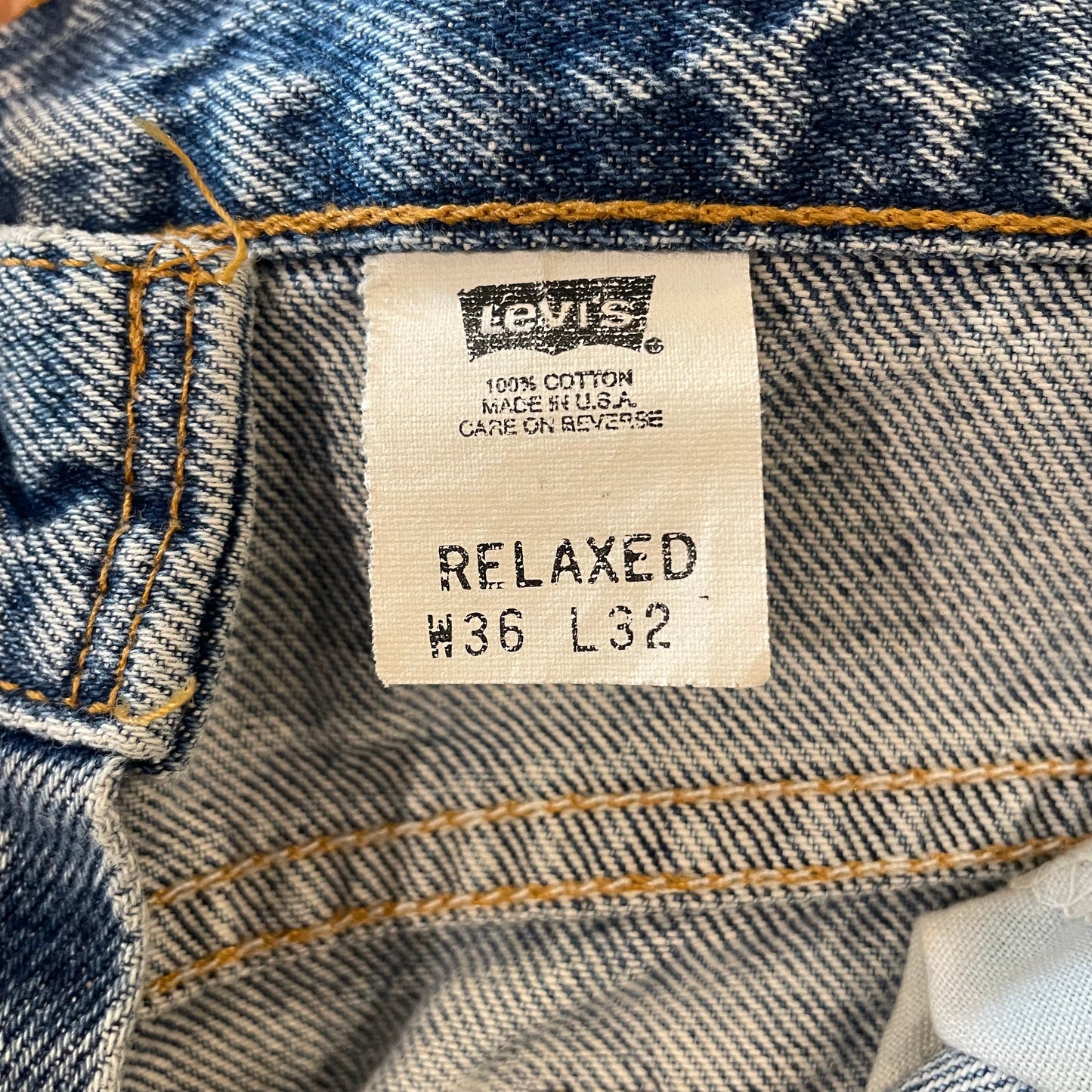540 Jeans Brown Tab Relaxed Tapered fit
