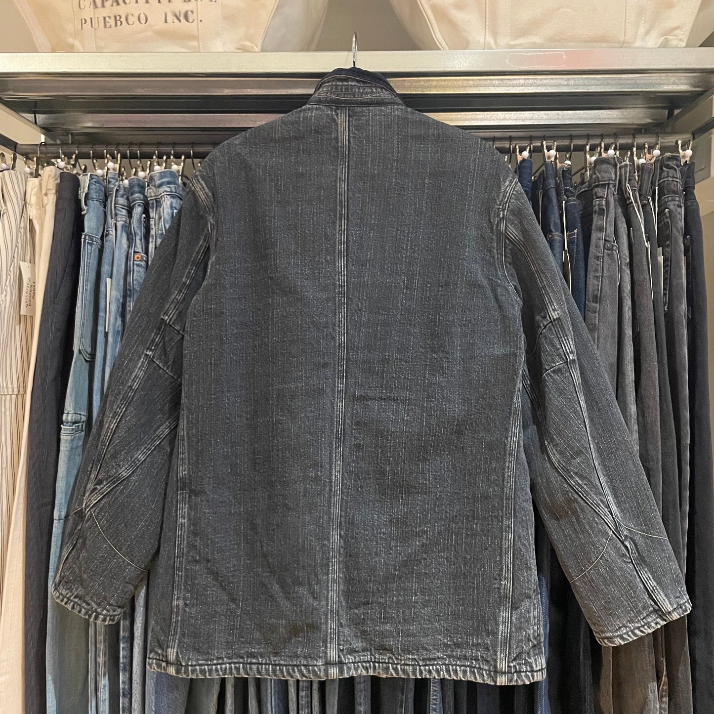 Fleece-Lined Denim Chore Jacket