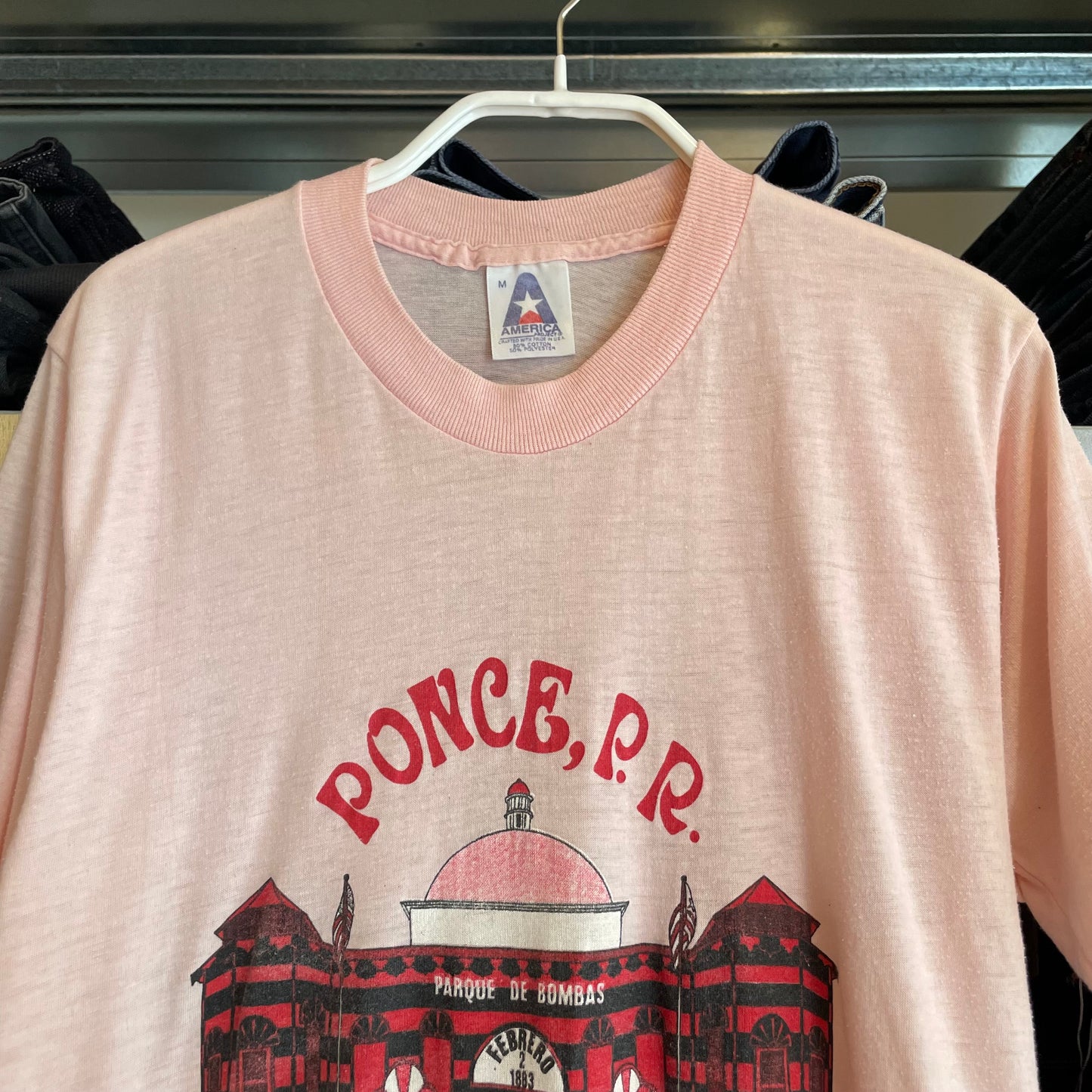 Ponce P.R. La Perla Del Sur T-Shirt Pink