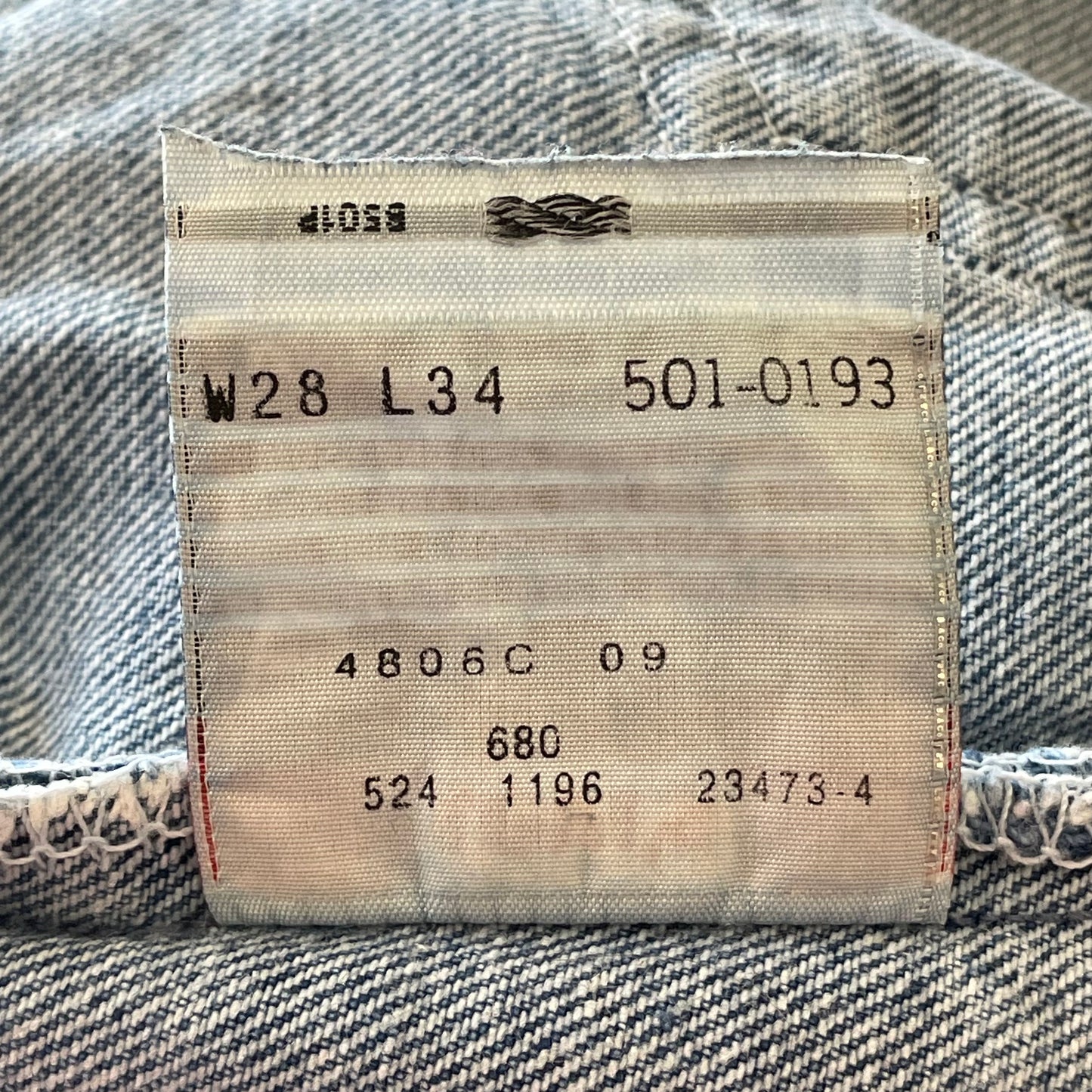 501 Jeans Regular Straight Light Wash Blue
