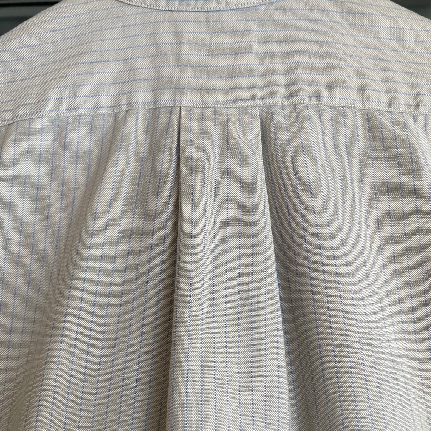 Stripe Button-Down Shirt Gray