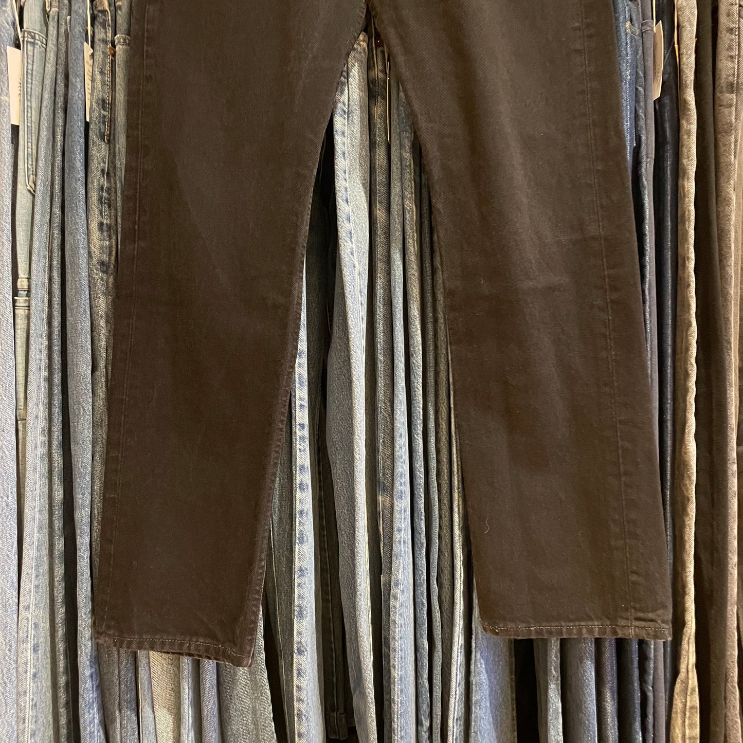 Black 501 Denim Jeans Button Fly USA