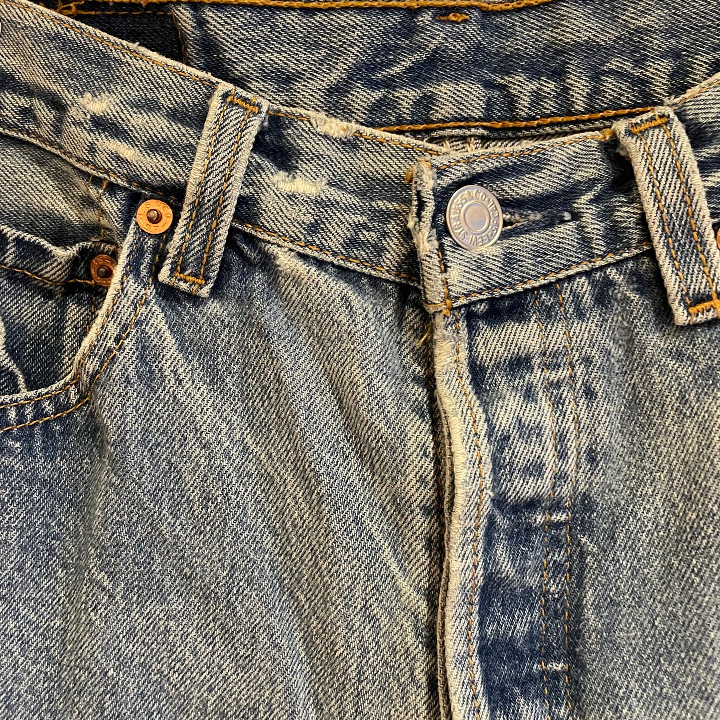Faded Light Wash 501xx Denim Jeans