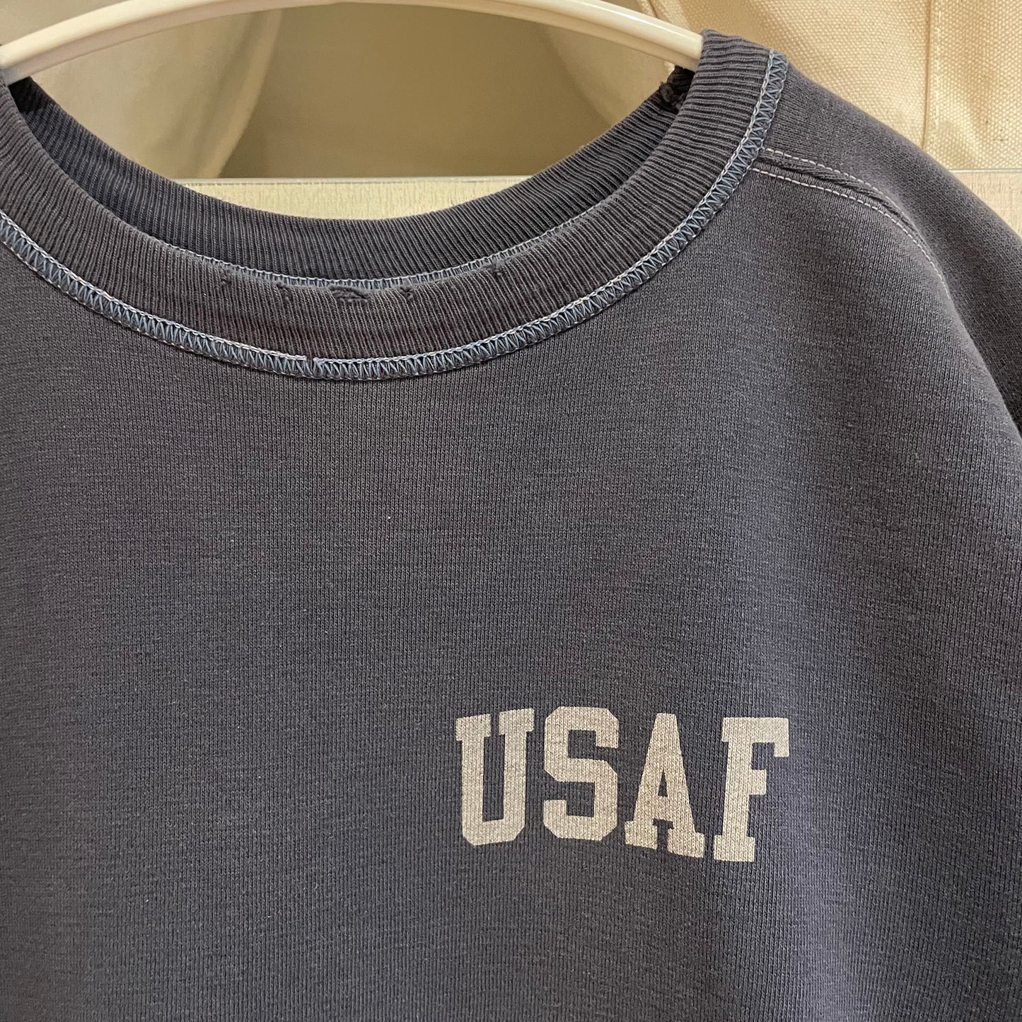 USAF Raglan Sweatshirt Faded Navy