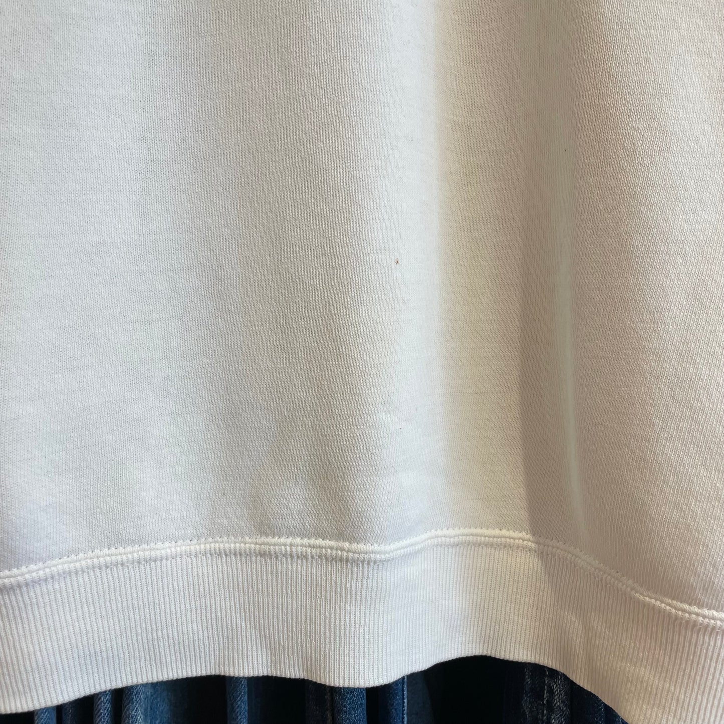 Collegiate Raglan Sweatshirt White