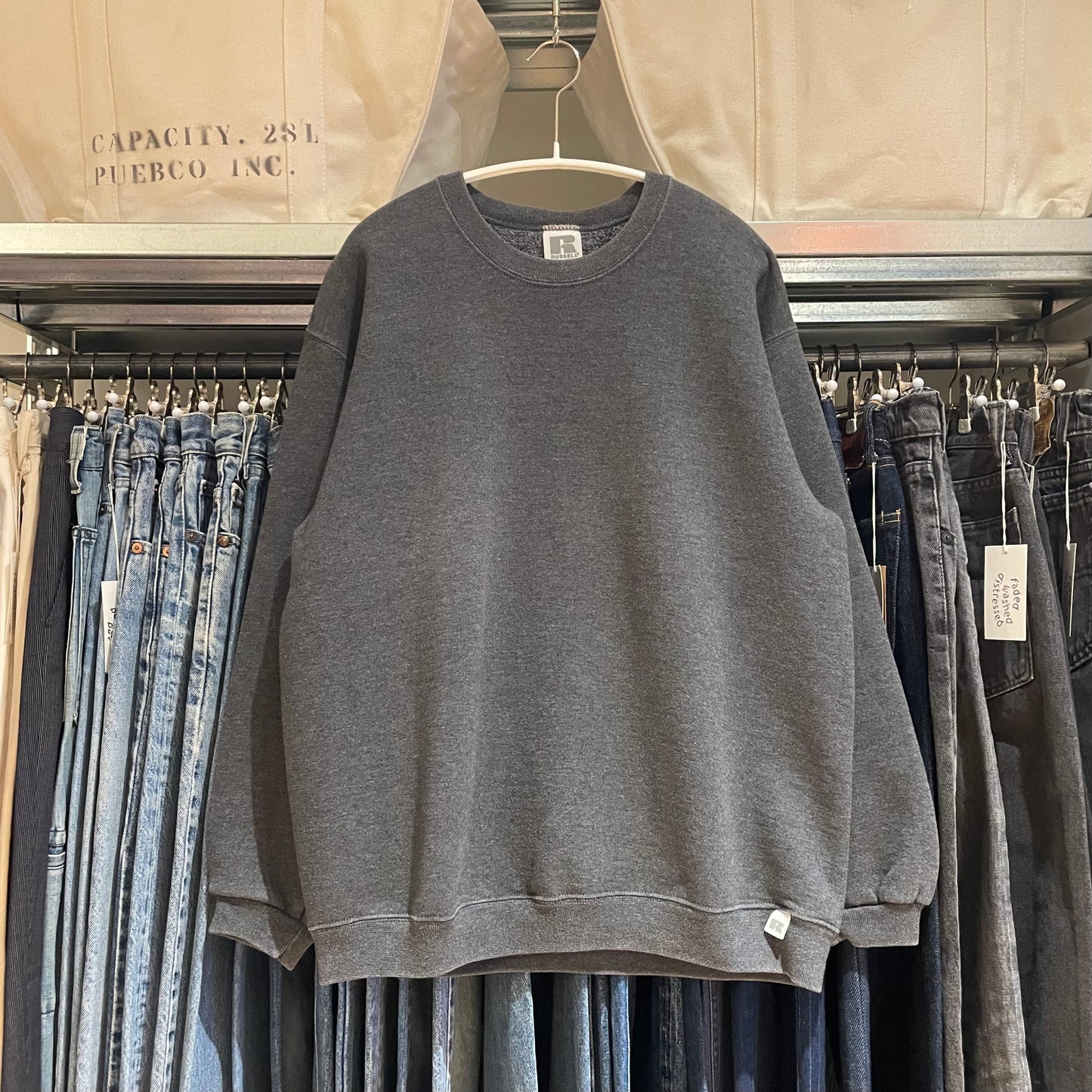 50/50 Tubular Blank Sweatshirt Faded Gray