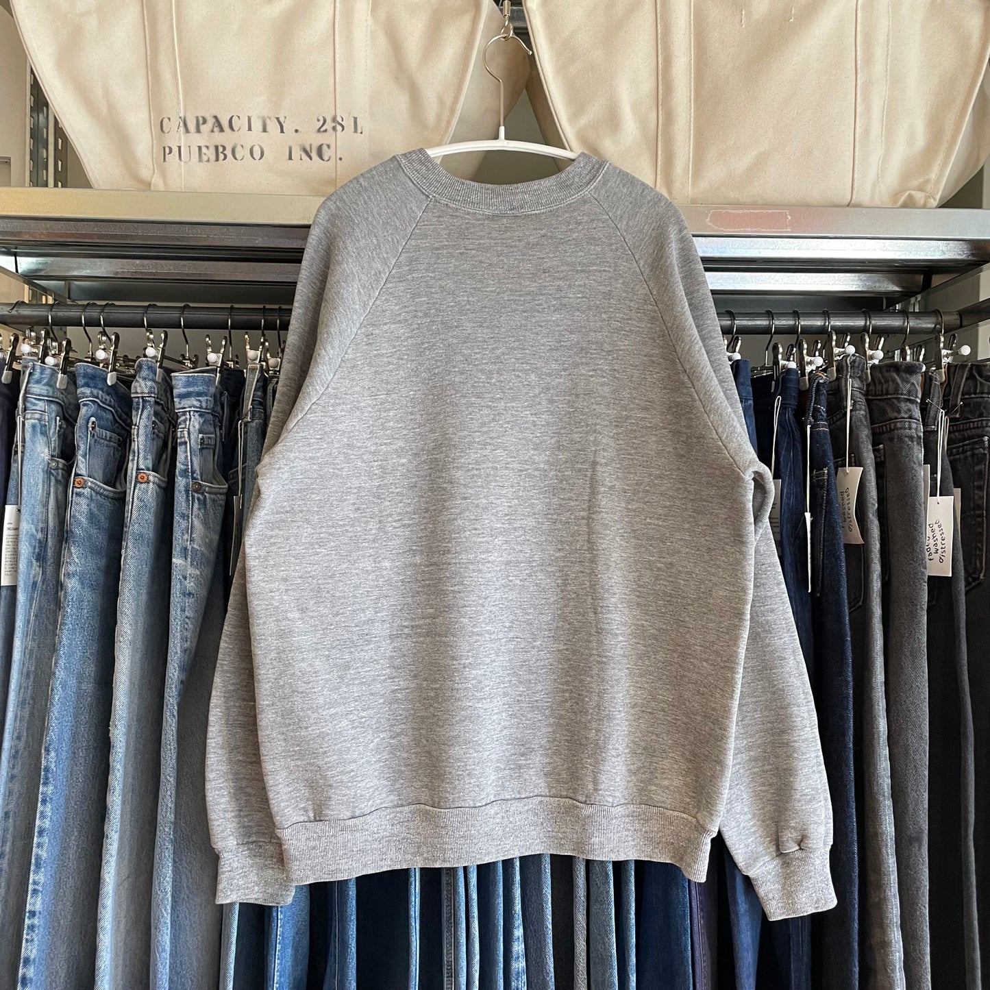 Hickory Springs Rayon Tri-Blend Sweatshirt Gray