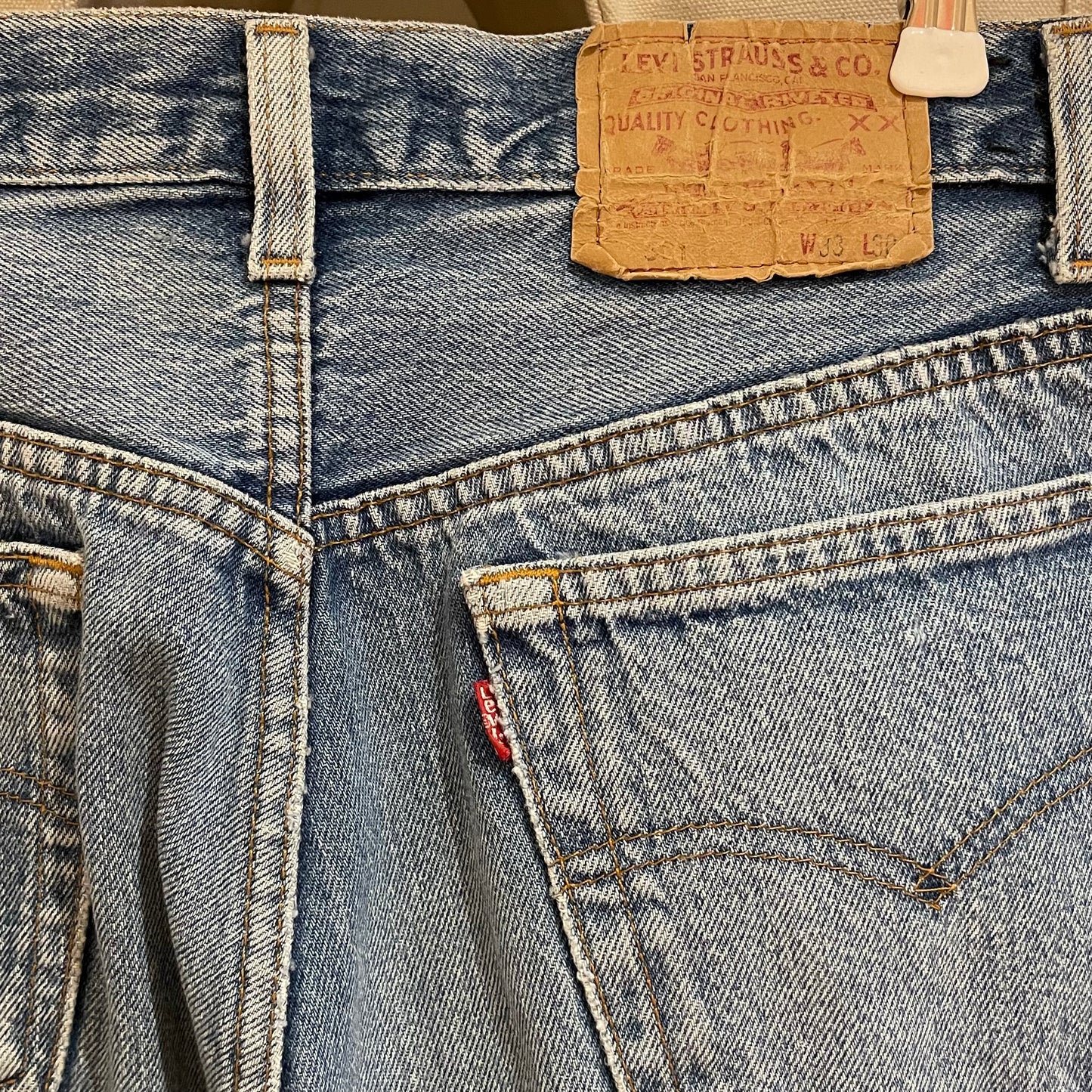 501 Jeans Regular Straight Light Wash Blue