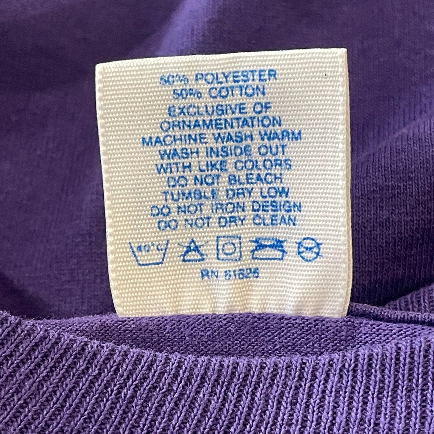MINNIE Print T-Shirt Purple