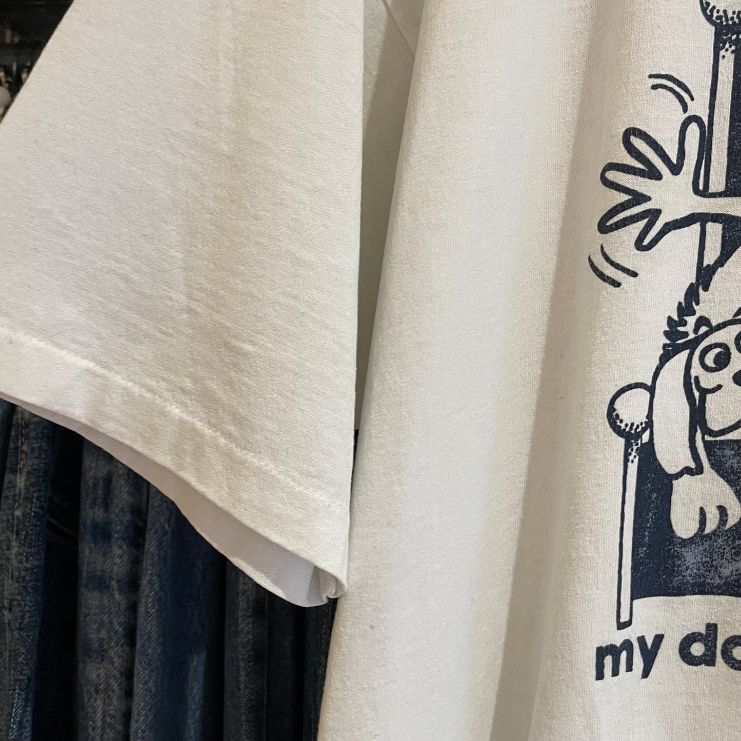 My Dog Still Loves Me T-Shirt White Cotton/Polyester