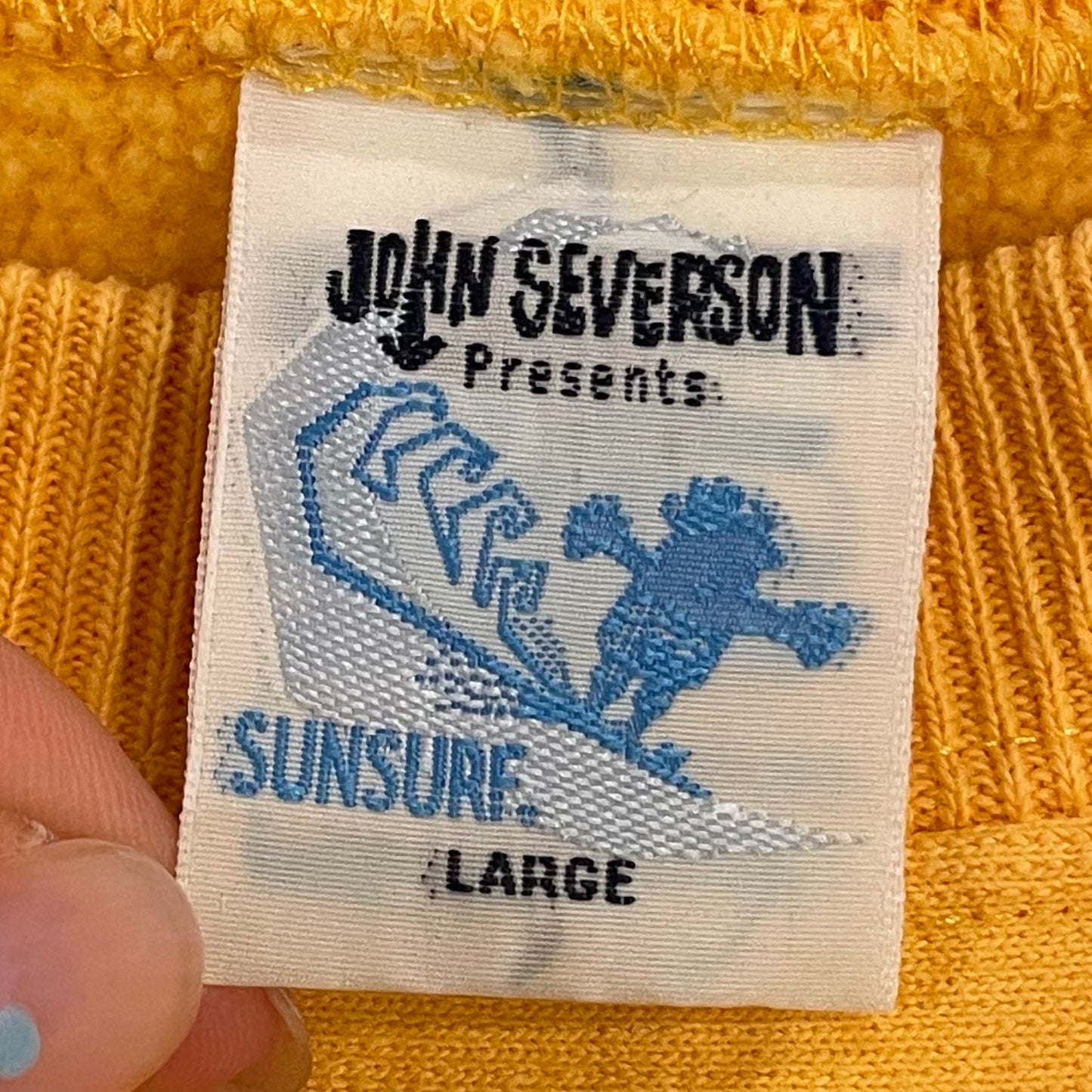 John Severson Vintage Surf Sweatshirt Yellow