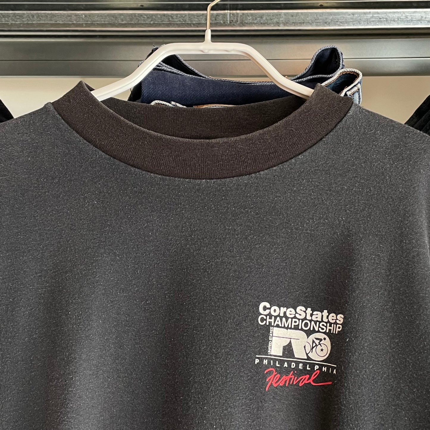 CoreStates Championship T-Shirt Black Faded