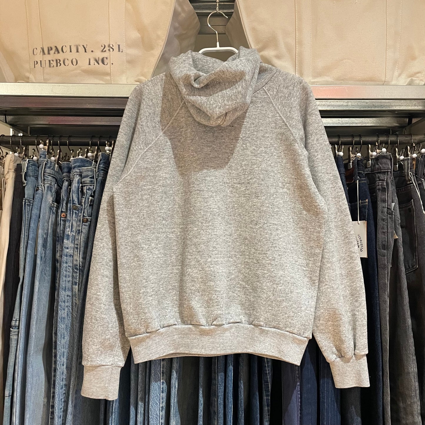 University of Charleston Raglan Hoodie Gray