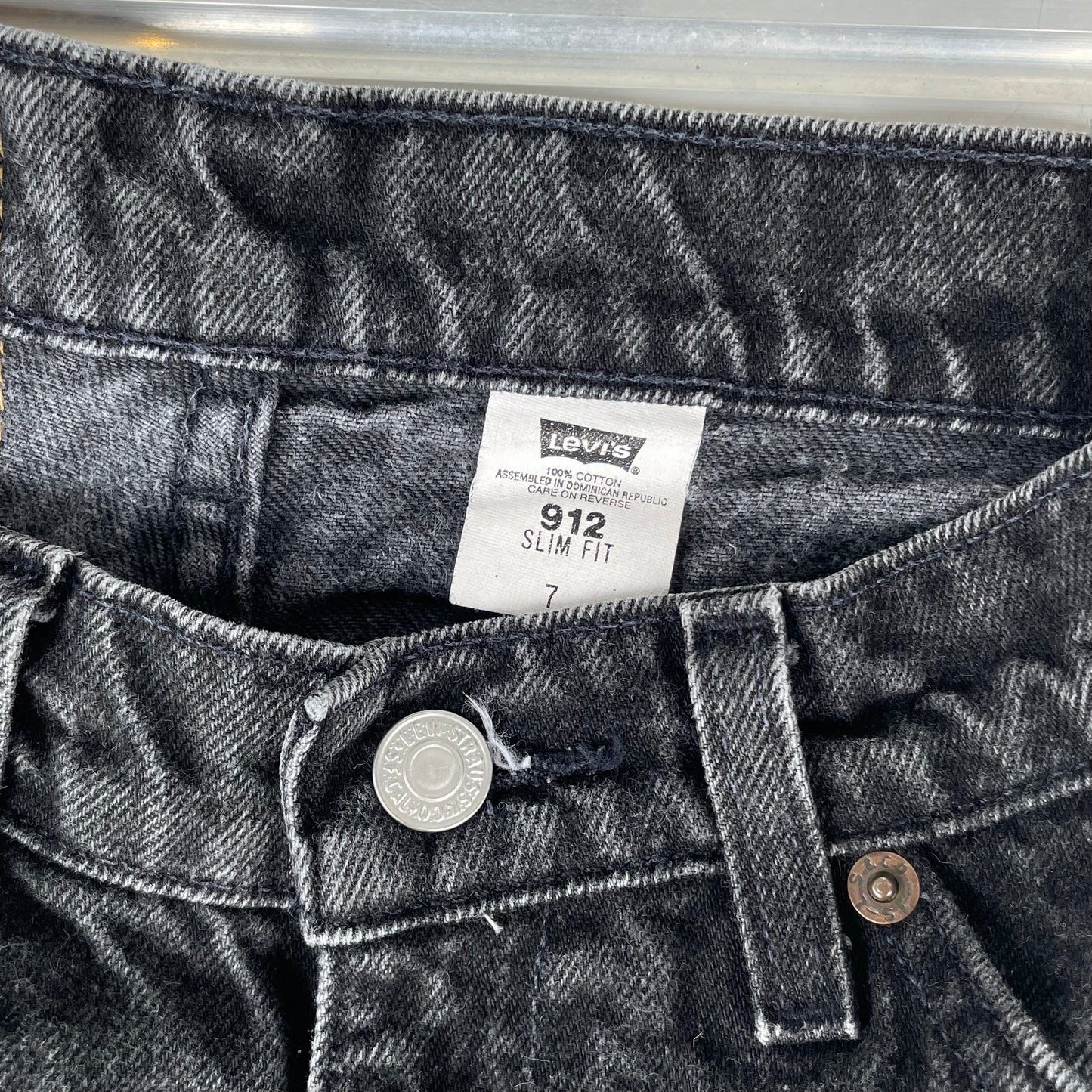 Denim Shorts Black