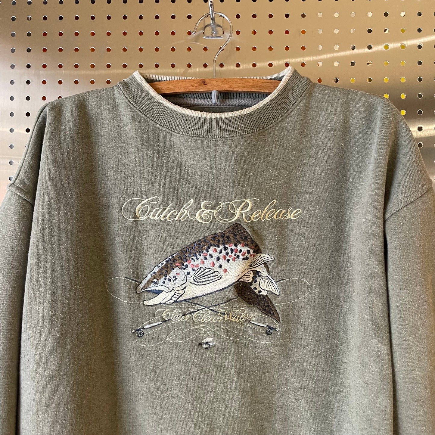 Catch And Release Sweatshirt Green