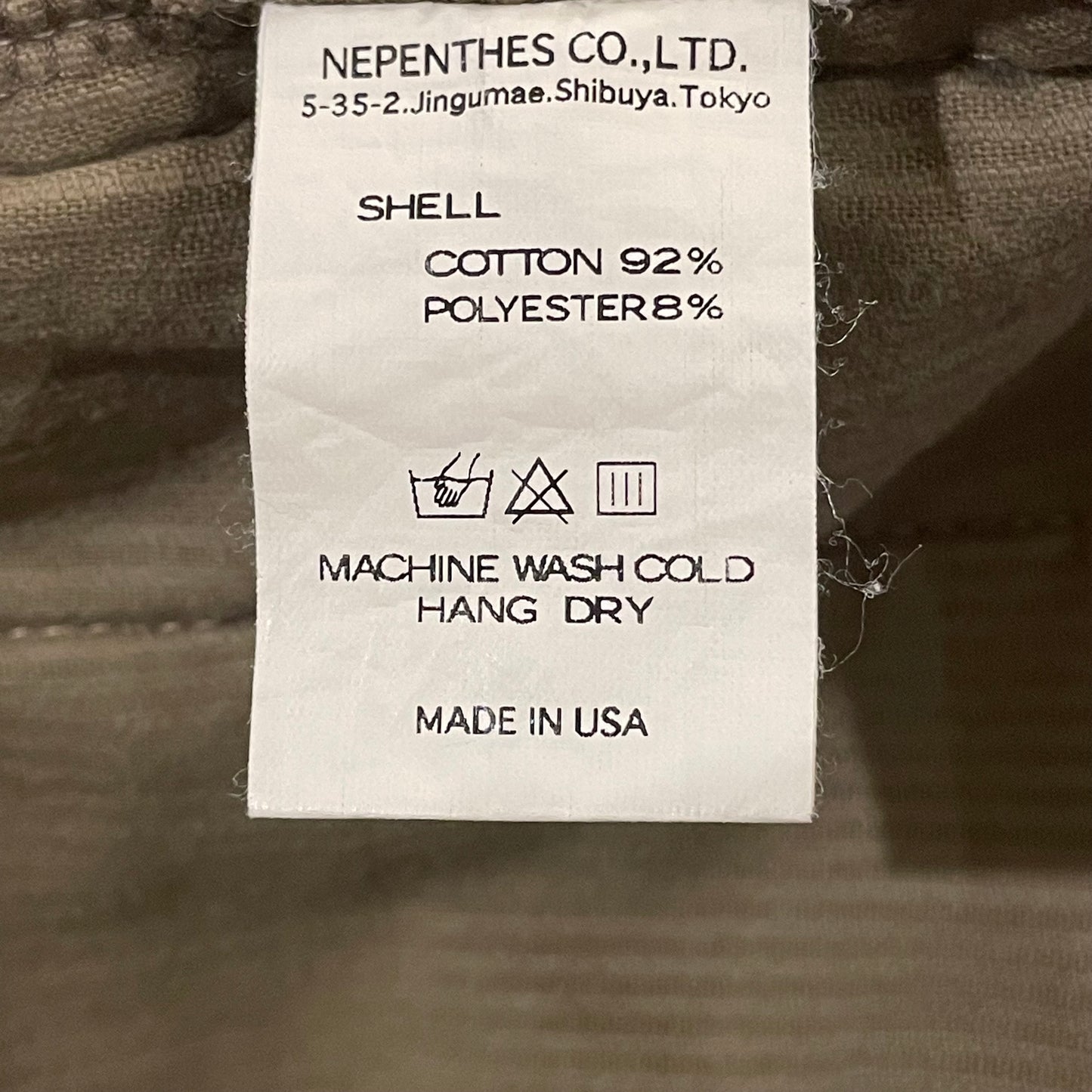 Corduroy Pants Beige Straight Fit Talon Zip