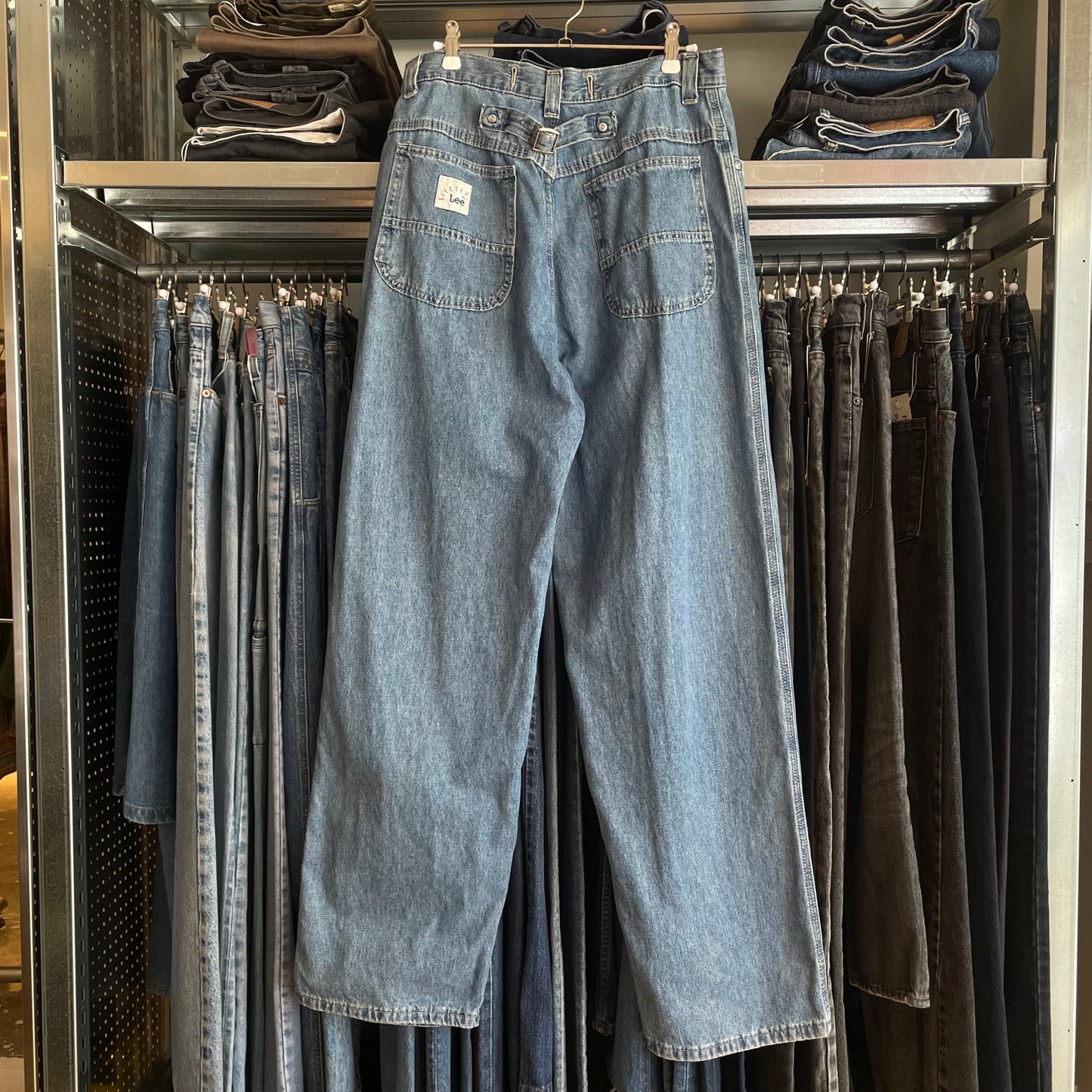 Work Pants Cinch Back Denim