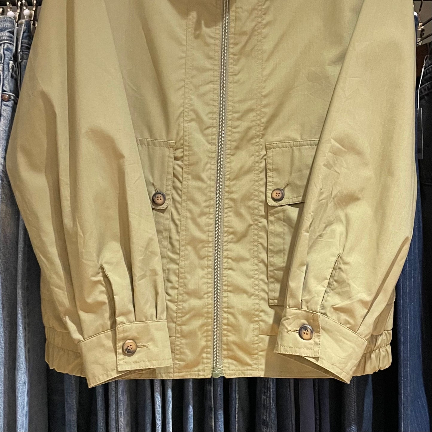 Utility Zip Jacket Khaki