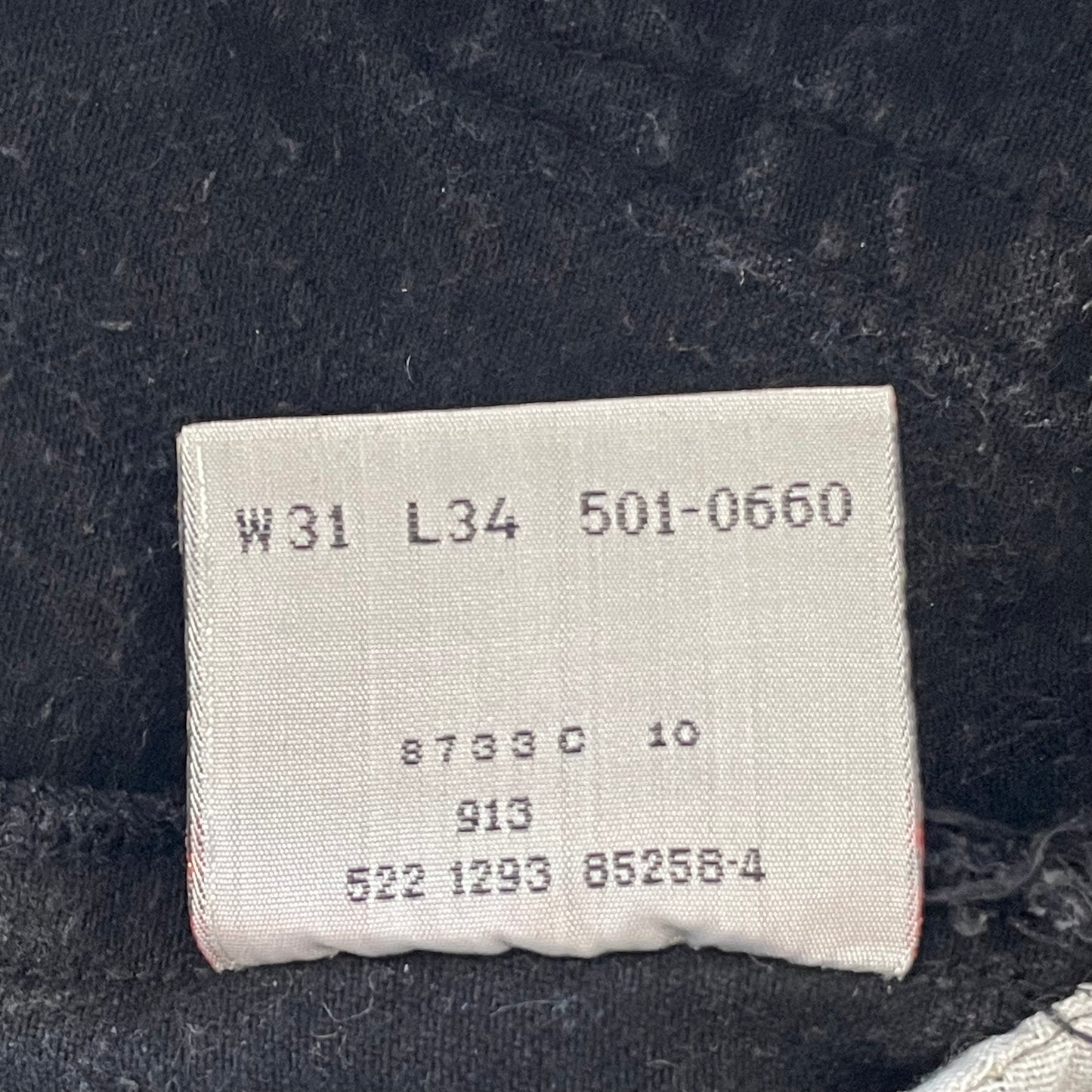 501 Jeans Regular Straight Black