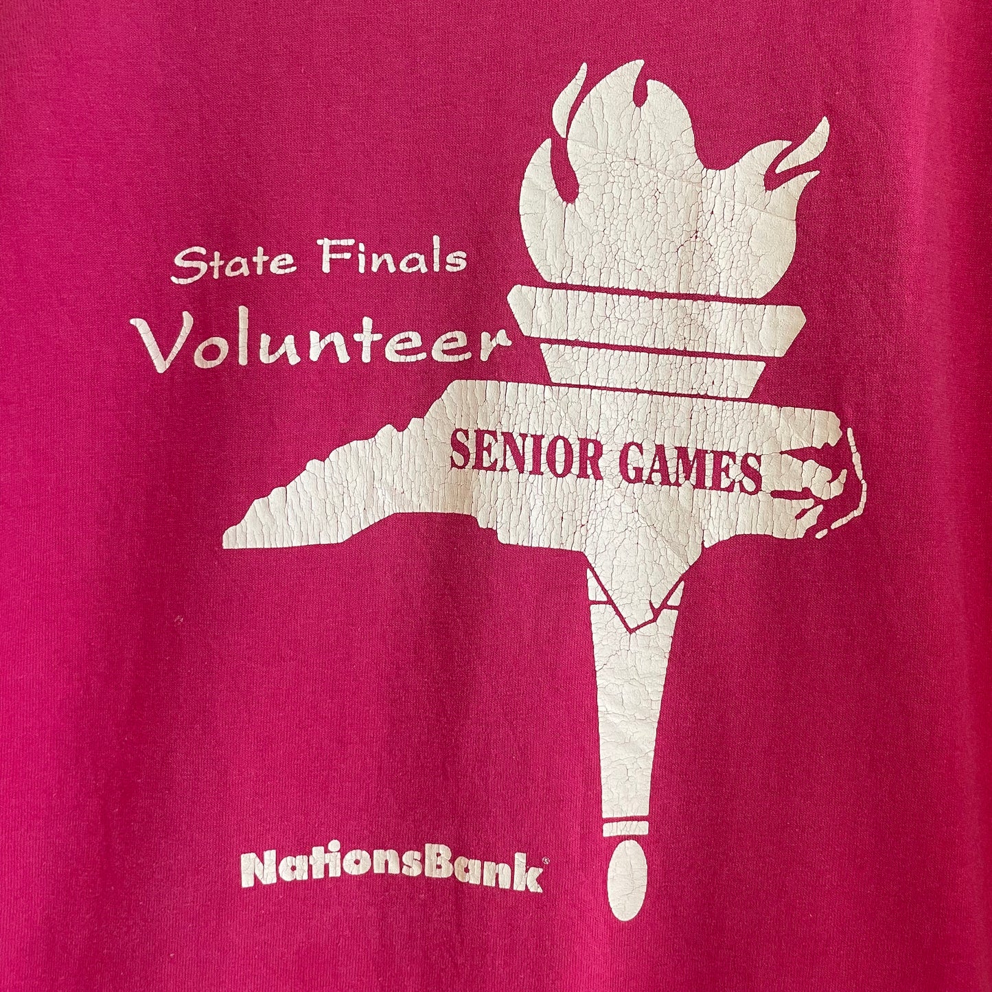 Pink Senior Games Volunteer Tee