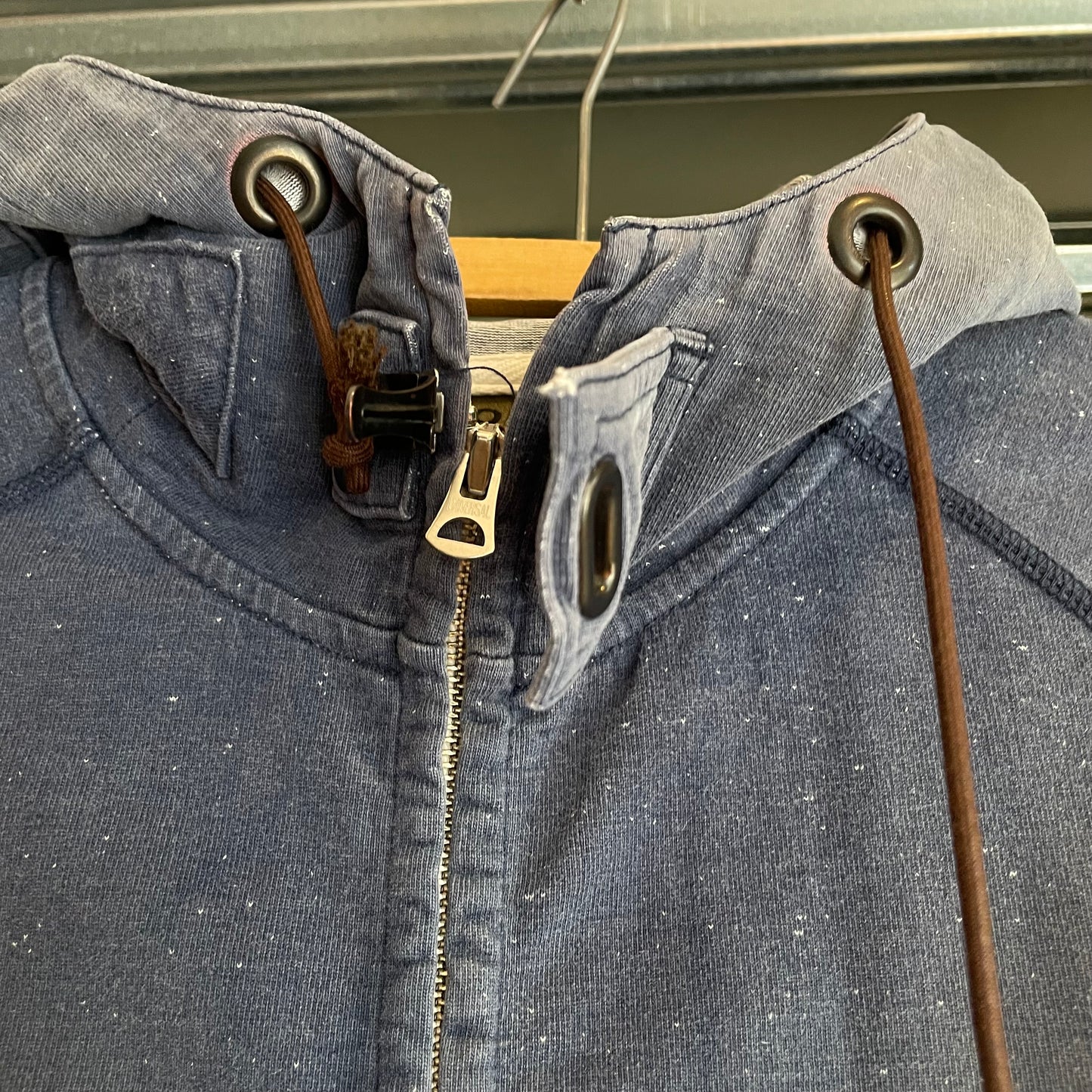 Wet Weather Parka Navy Cotton Military-Inspired