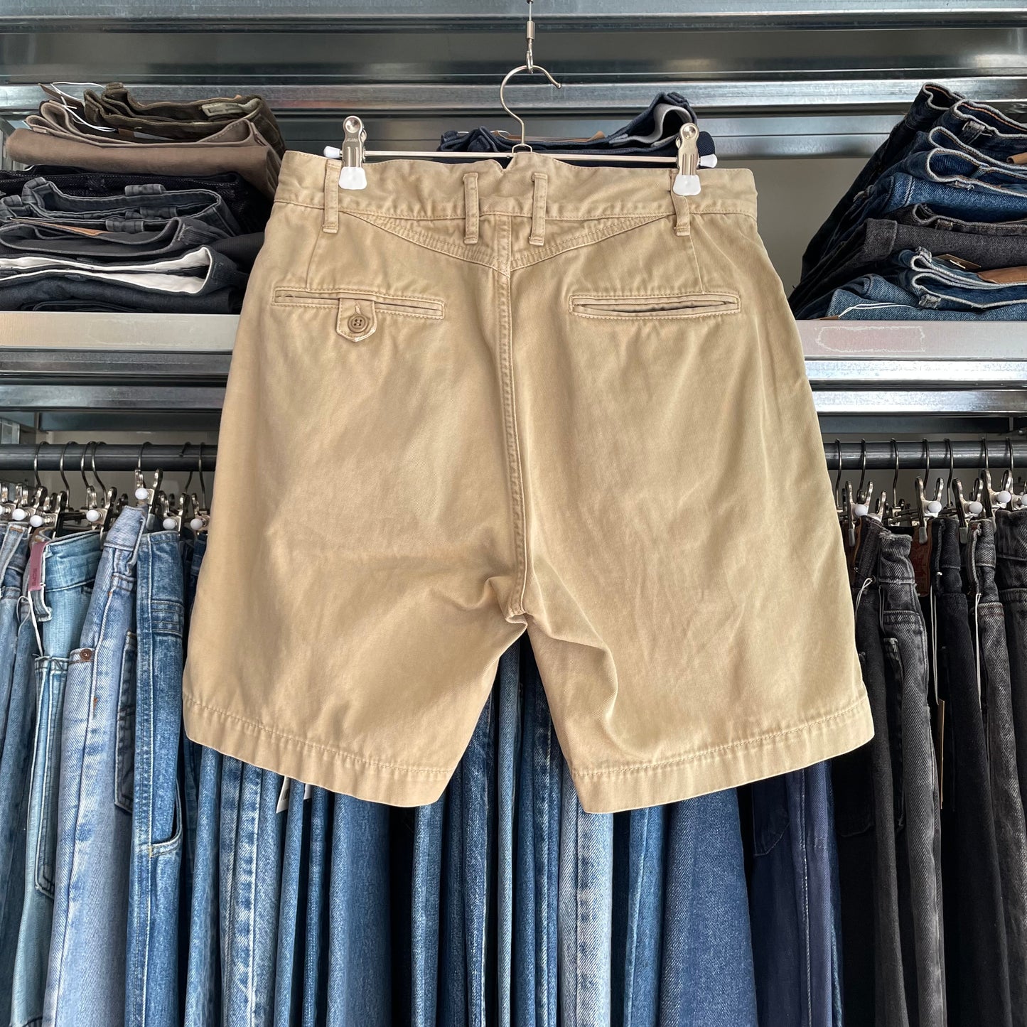 DMG Domingo Khaki Cotton Shorts