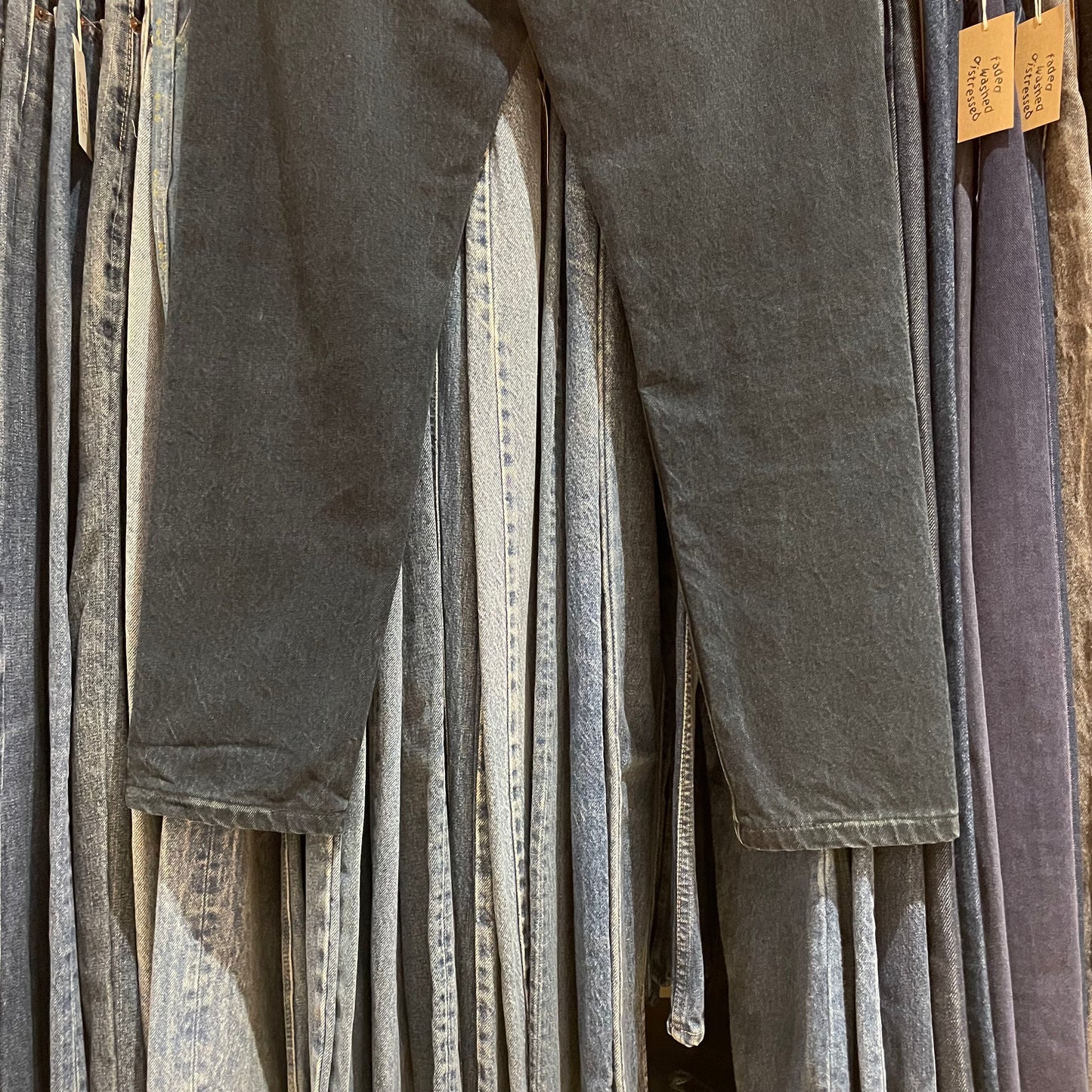 501 Jeans Regular Straight Medium Washed Black