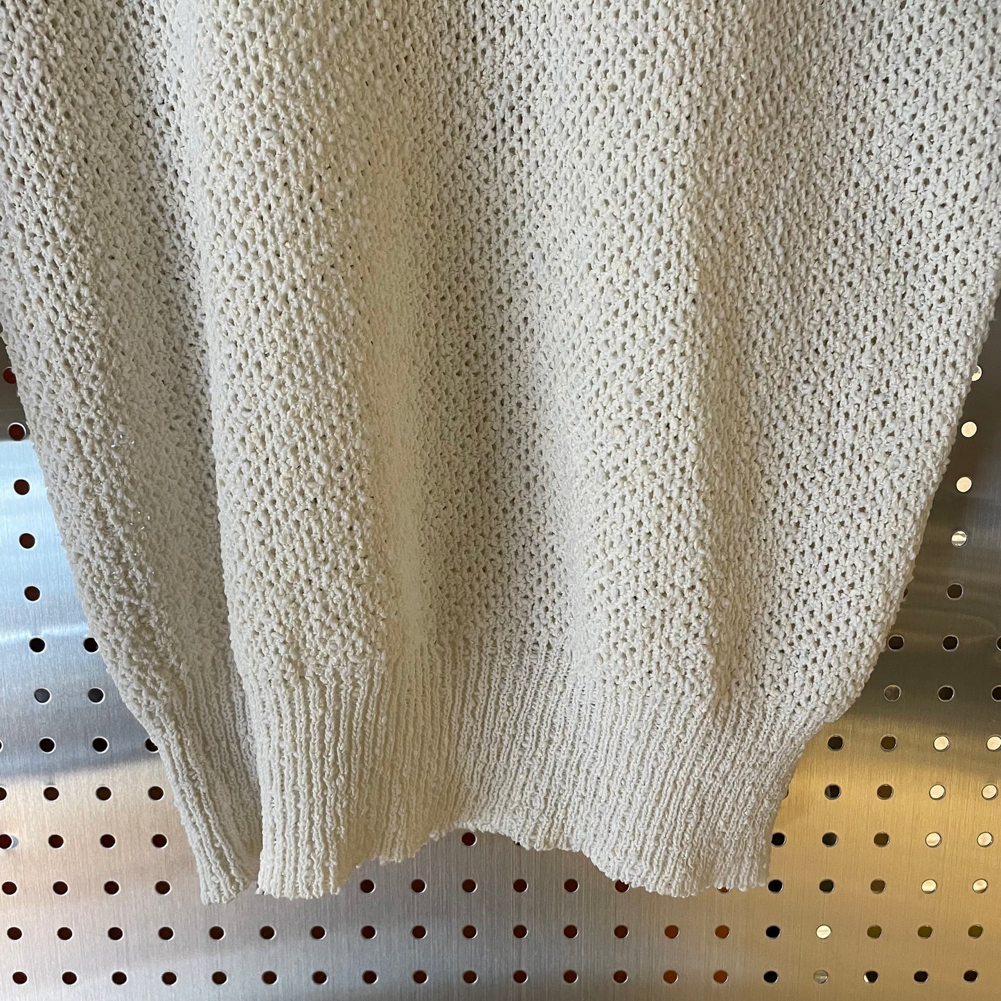 Ruffle Collar Sweater Cream